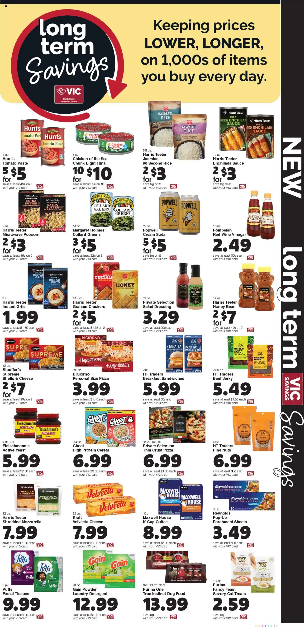 Harris Teeter Weekly Ad - valid from 08.10.2025 | Page: 7 | Products: Butter, Cheese, Wine, Rice