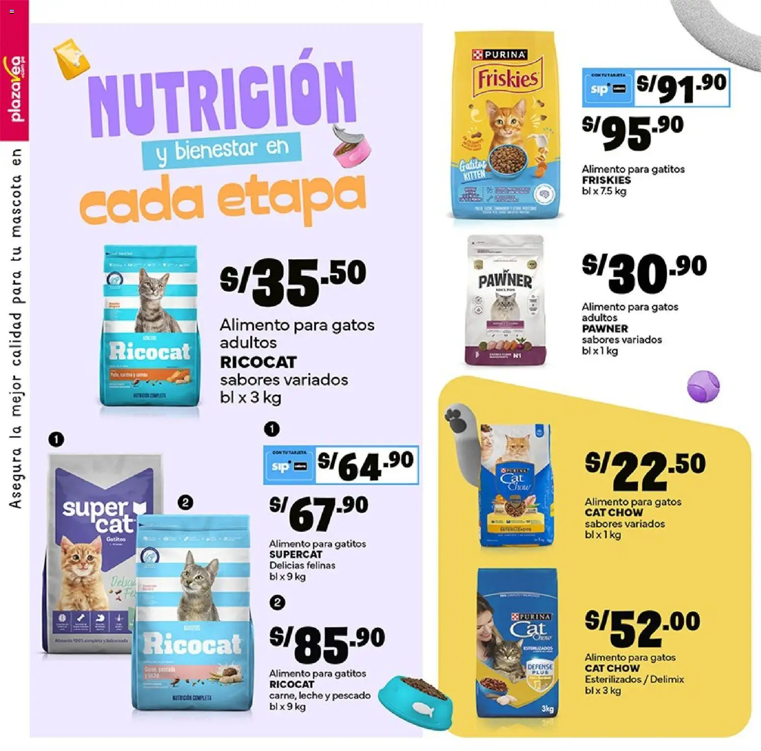 Catálogo Plaza Vea válido desde 06.04.2026 | Página: 14 | Productos: Leche, Pescado