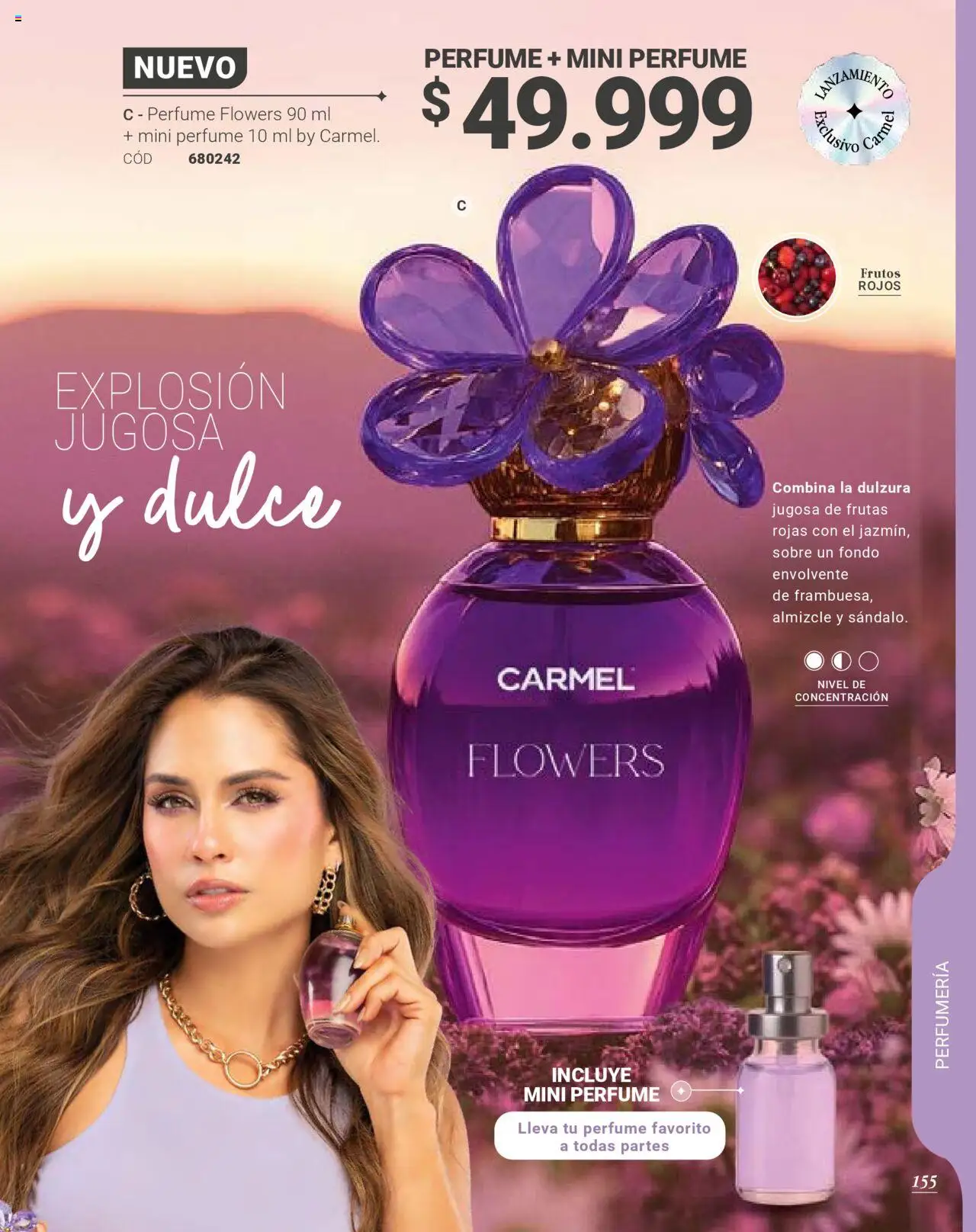 Carmel revista - valida desde el 01.09.2025 | Página: 158 | Productos: Sobre, Tobillera, Perfume