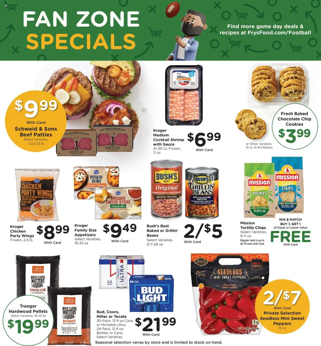 Fry's Food Weekly Ad - valid from 22.10.2025 | Page: 12 | Products: Beef, Cookies, Game, Fan