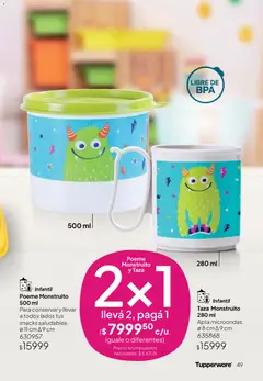 Vista previa Tupperware Folleto válido desde el 10.04.2026 | Página: 50 | Productos: Taza