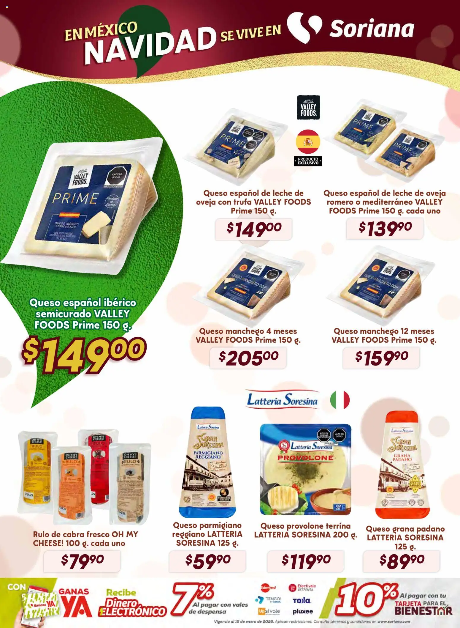 Nuevas ofertas de Soriana válidas en toda la República Mexicana desde el 13.11.2025. ¡Encuentra las mejores ofertas en Soriana - Preciazazaso Súper: Valle de México! | Página: 16 | Productos: Leche, Queso, Despensa