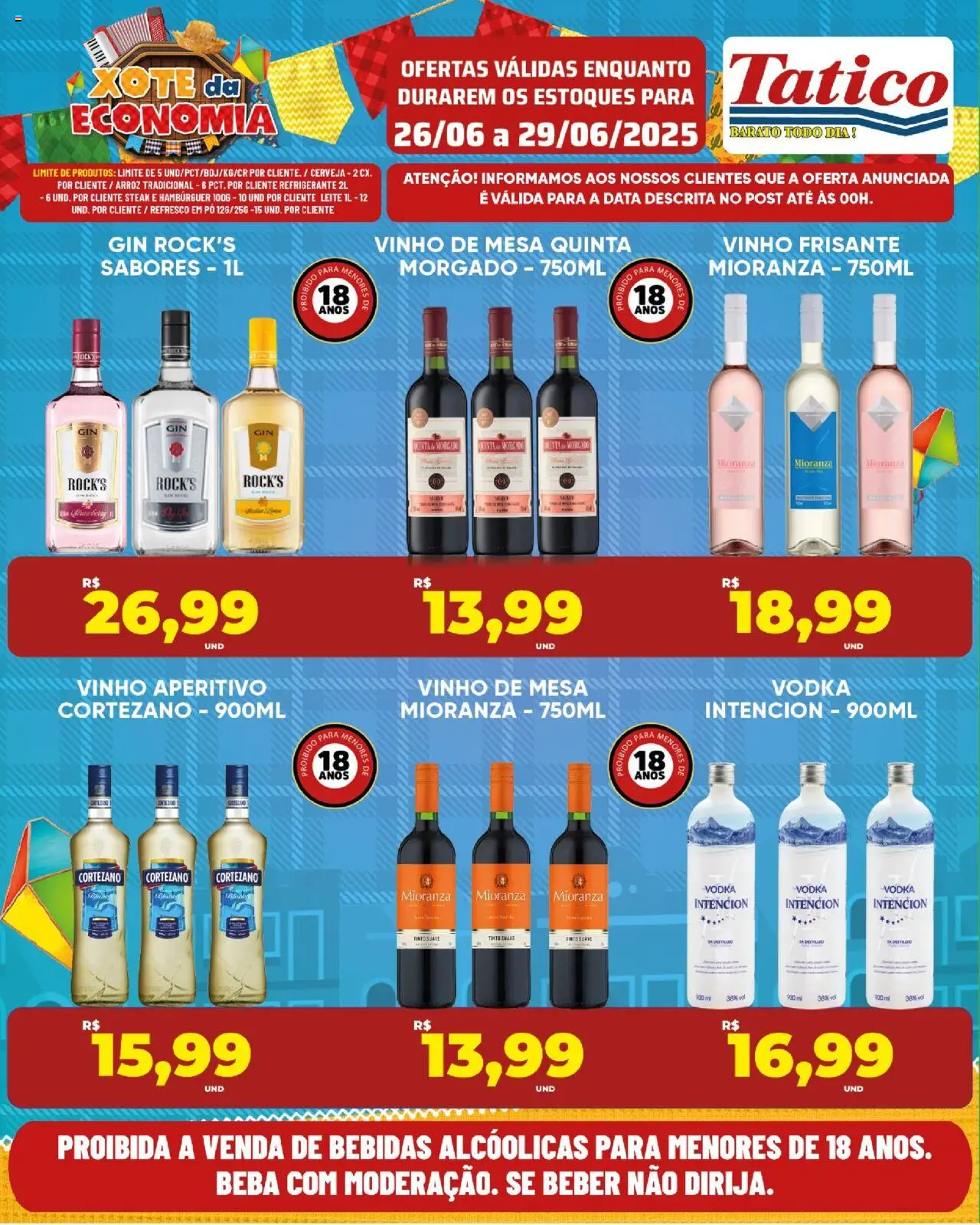 Tatico Folheto - válido de 30.06.2025 | Página: 45 | Produtos: Vinho, Arroz, Vodka, Pá
