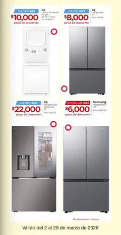Vista previa de GE refrigerador 27', Refrigerador 27', nuevo folleto de la tienda, válido en México a partir del 02.03.2026 | Página: 9 | Productos: Refrigerador
