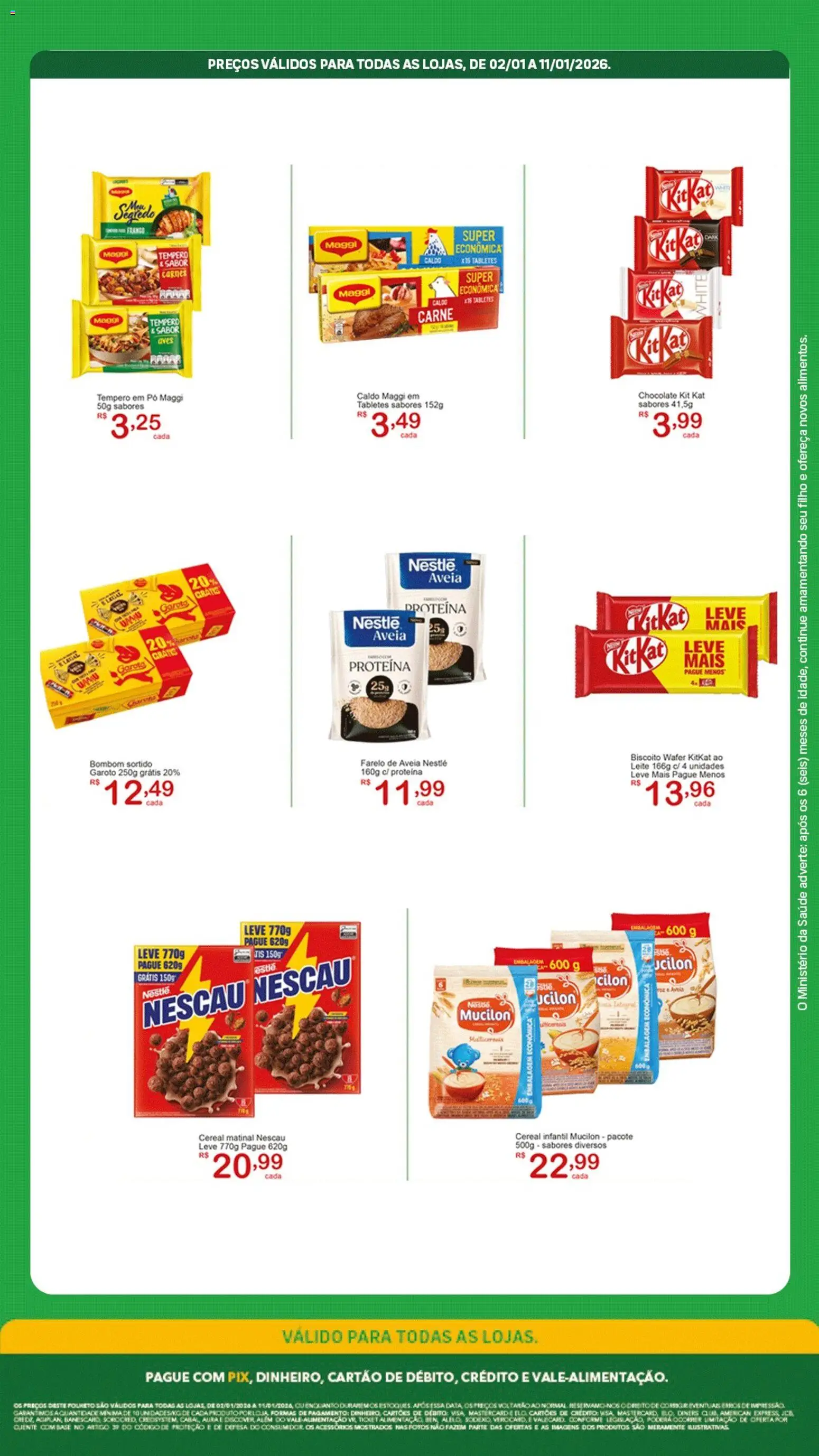 GIGA Atacado Folheto - válido de 02.01.2026 | Página: 2 | Produtos: Pó, Biscoito, Chocolate, Carne