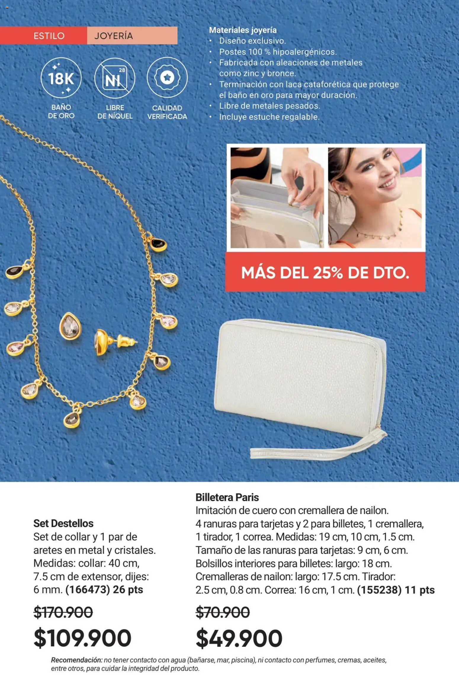 Avon revista - valida desde el 02.01.2026 | Página: 76 | Productos: Agua, Estuche, Baño, Collar