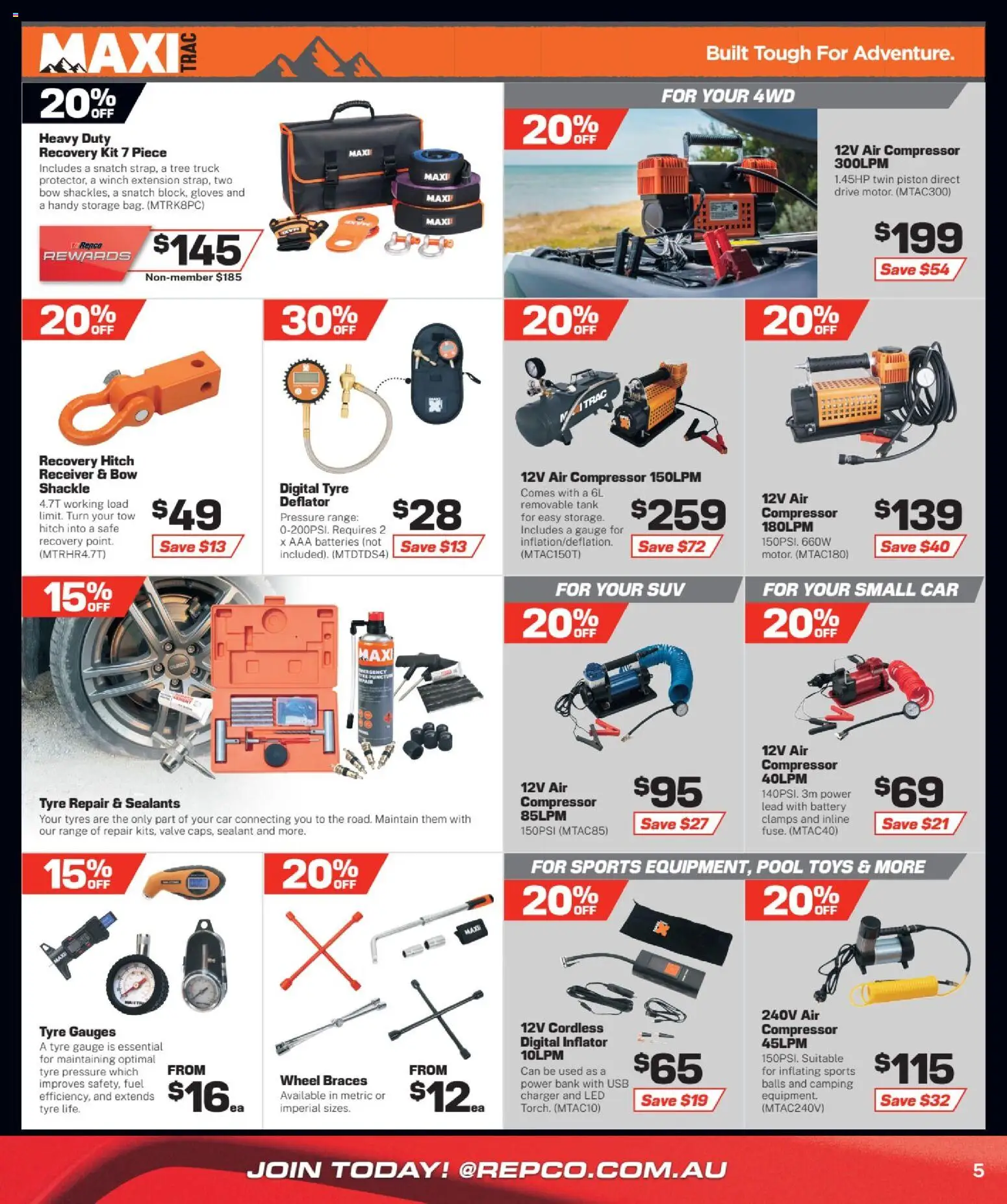 Repco catalogue - valid from 30.10.2025 | Page: 5 | Products: Battery, Charger, Batteries, Digital