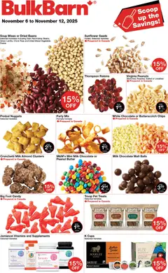 Preview of Bulk Barn weekly flyer from shop Bulk Barn valid from 06.11.2025