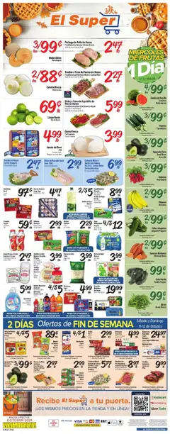 Preview of El Super weekly ads valid from 08.10.2025