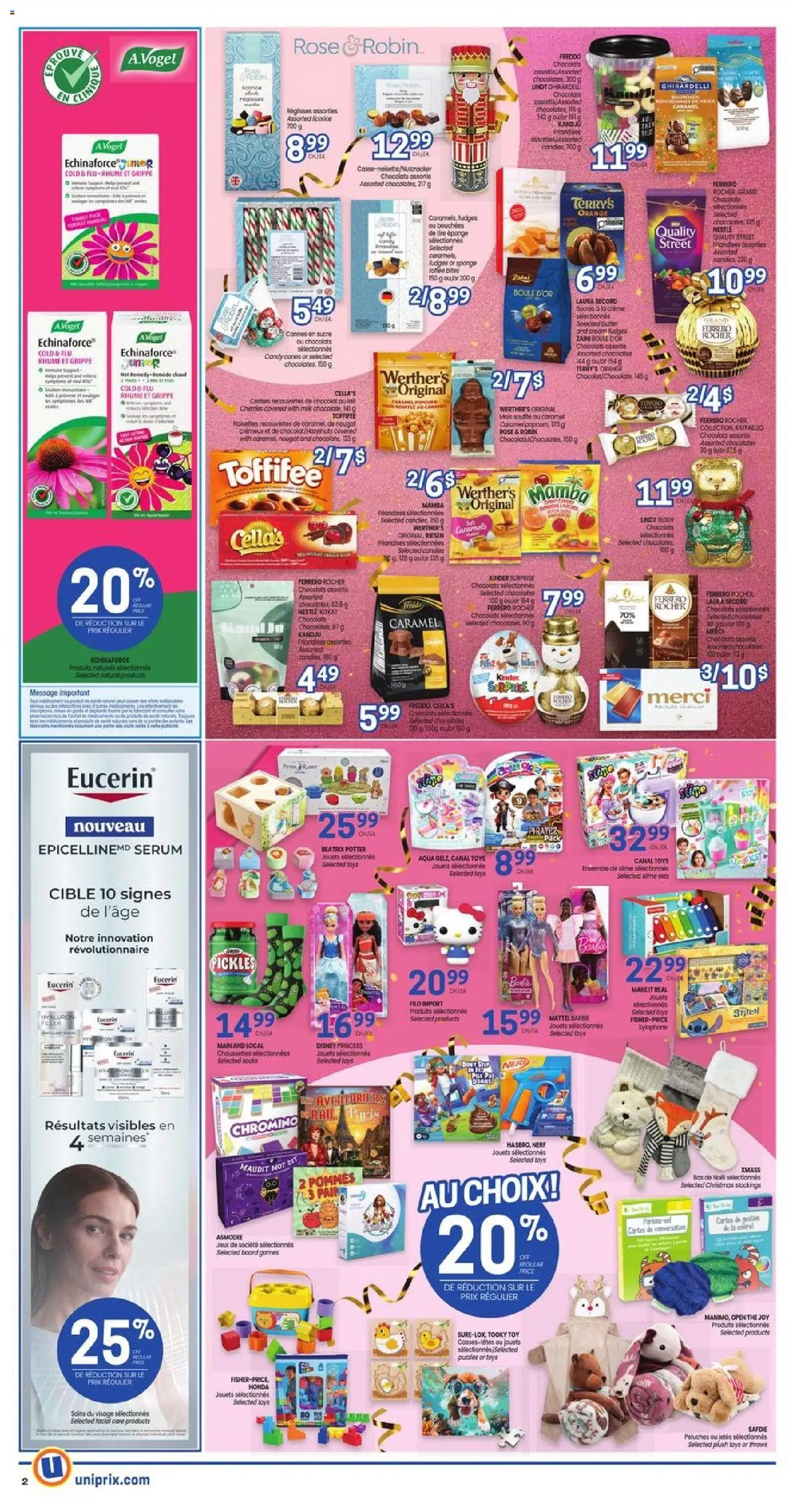 Uniprix flyer valid from 18.12.2025 | Page: 4 | Products: Sponge, Chocolate