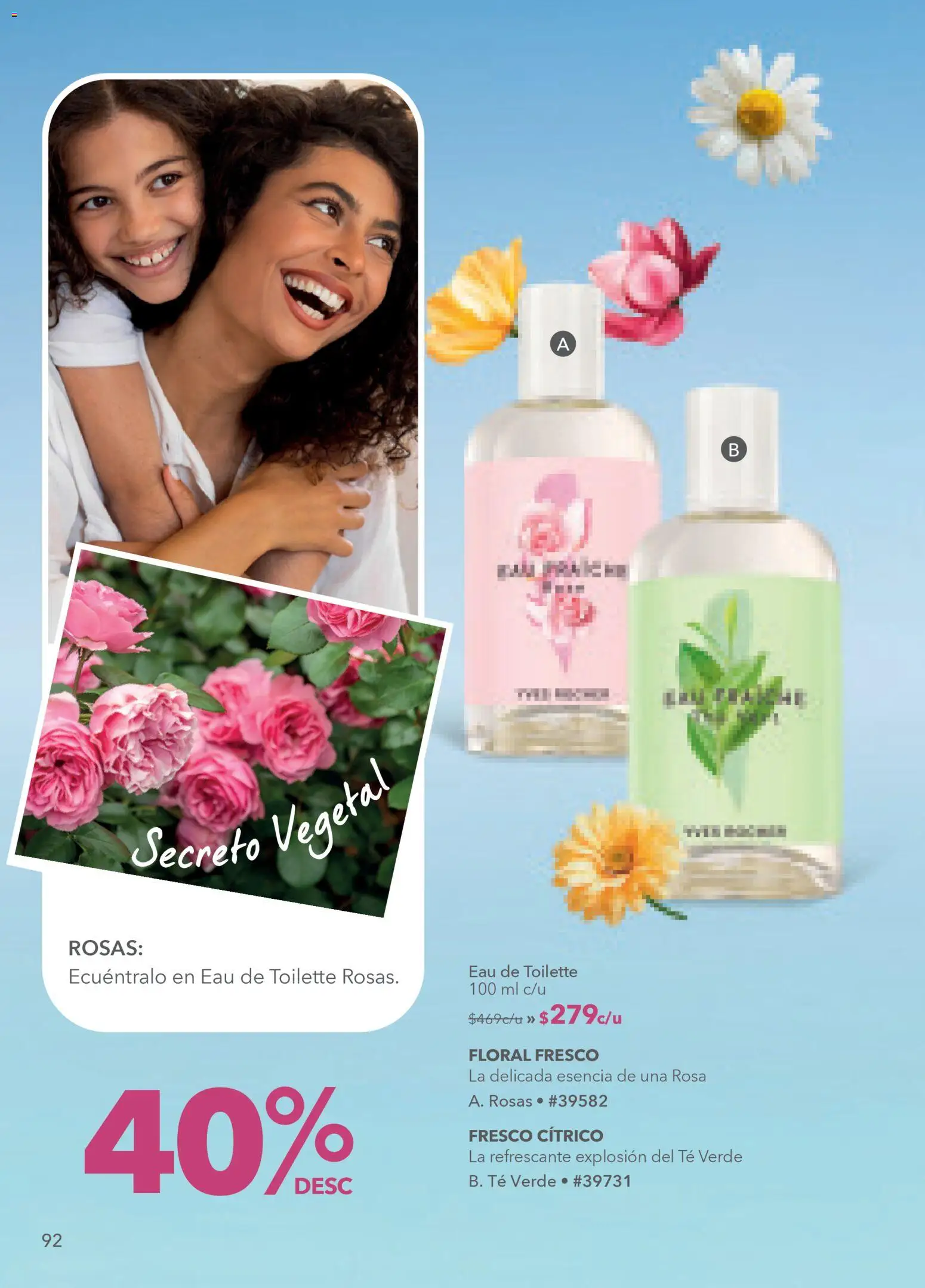 Nuevas ofertas de Yves Rocher válidas en toda la República Mexicana desde el 24.03.2026. ¡Encuentra las mejores ofertas en Yves Rocher campaña 5 2026! | Página: 94 | Productos: Té, Eau de toilette