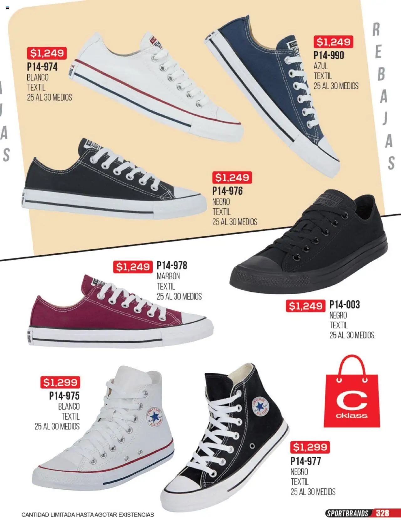 Nuevas ofertas de Cklass válidas en toda la República Mexicana desde el 23.06.2025. ¡Encuentra las mejores ofertas en Cklass catálogo Rebajas Sobre Calzado! | Página: 329