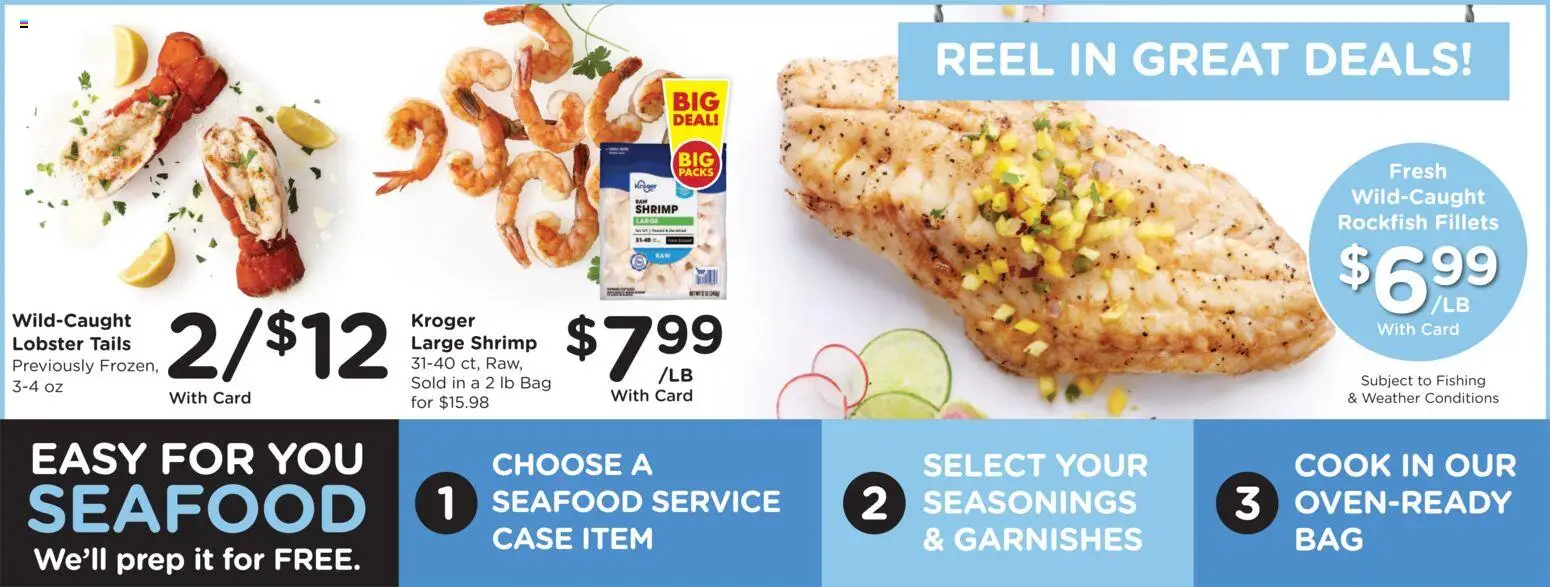 Fred Meyer Weekly Ad - valid from 11.03.2026 | Page: 10 | Products: Seafood, Case, Bag