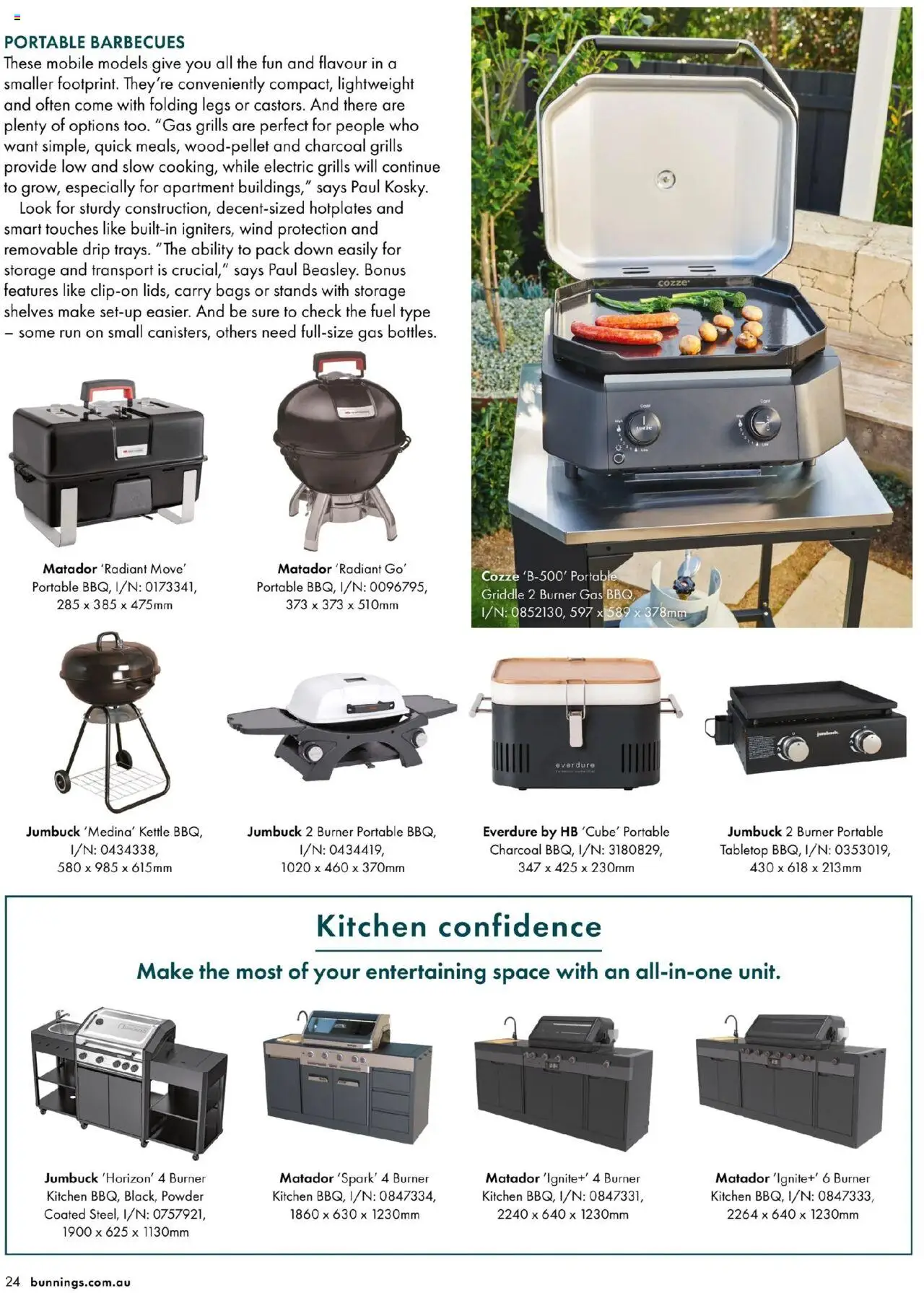 Bunnings Warehouse catalogue - valid from 25.08.2025 | Page: 24 | Products: Powder, Portable, Kettle, Mobile