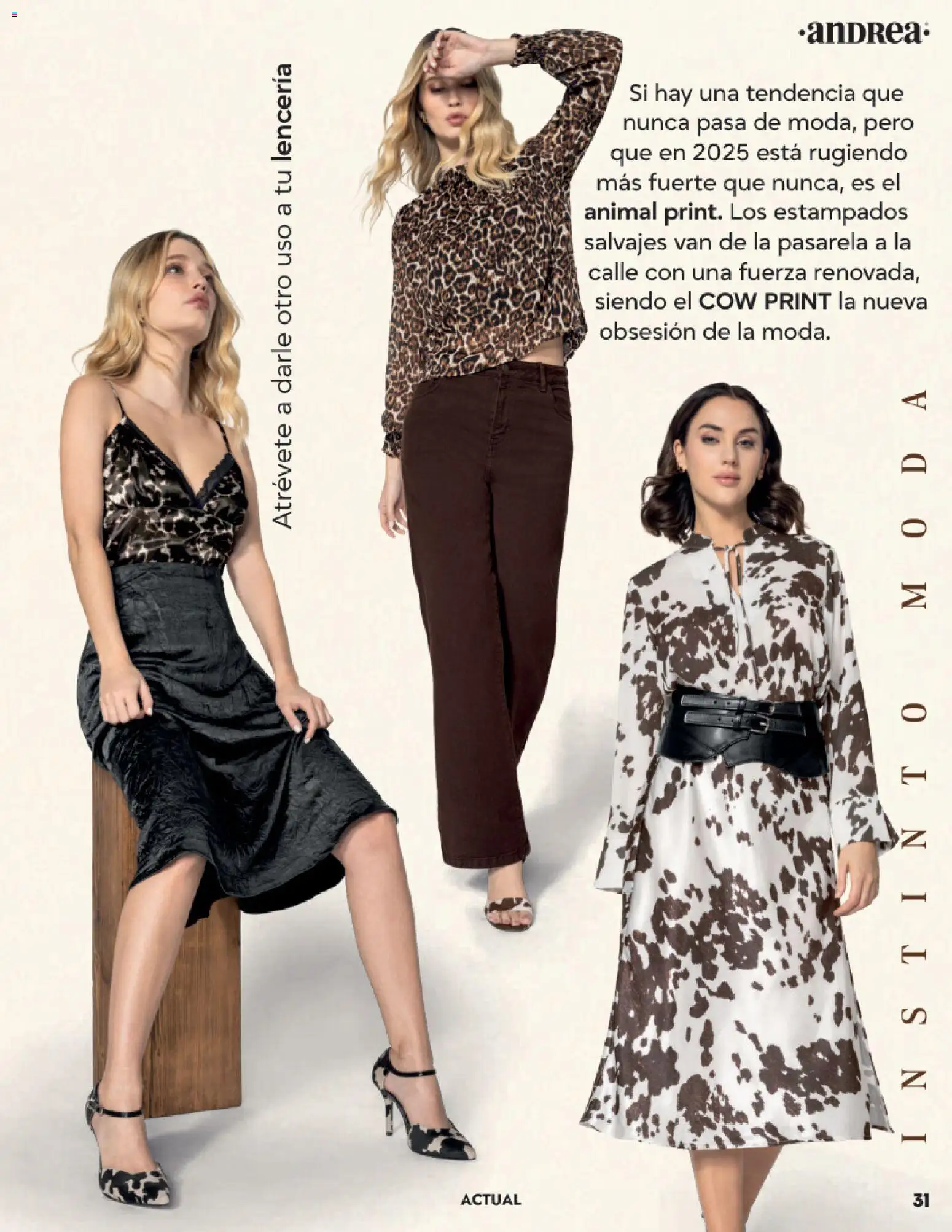 Nuevas ofertas de Andrea válidas en toda la República Mexicana desde el 26.11.2025. ¡Encuentra las mejores ofertas en Andrea catálogo Vestir! | Página: 31 | Productos: Lenceria