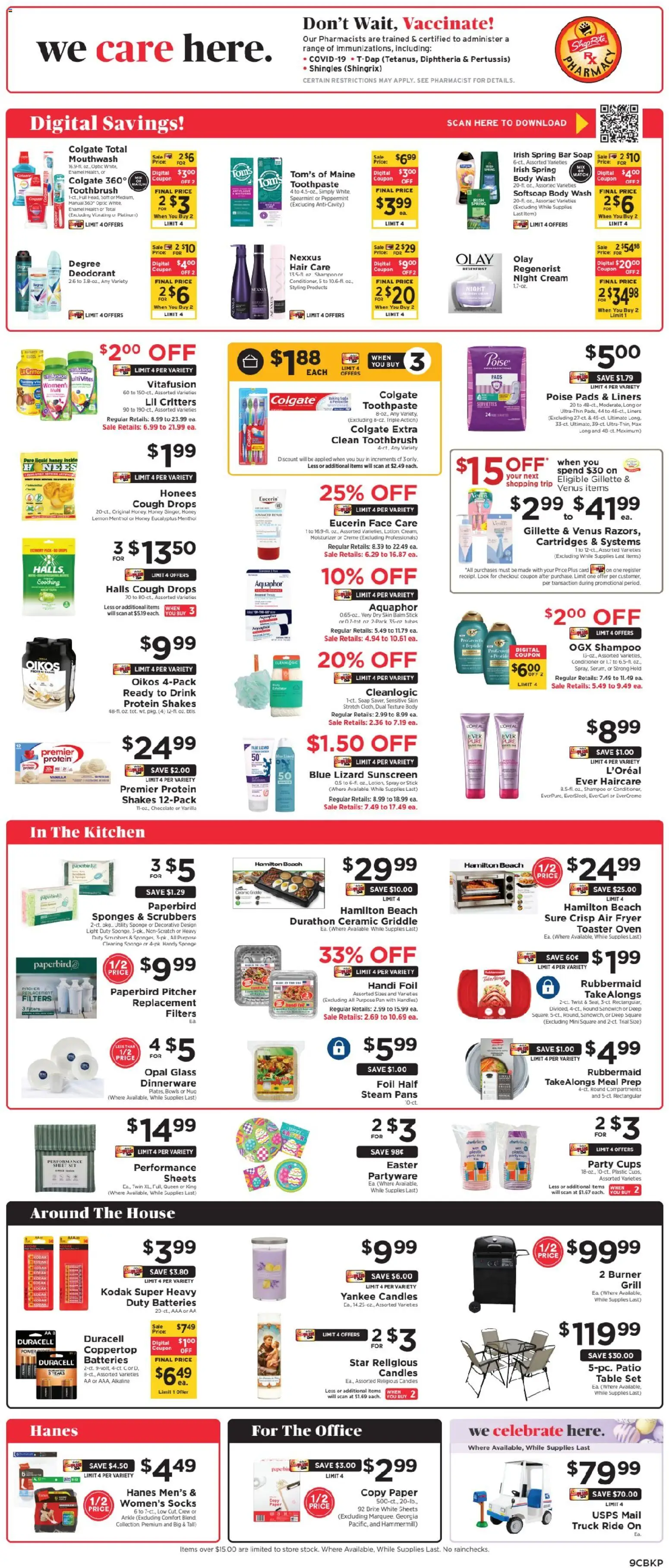ShopRite Weekly Ad 2 - valid from 22.03.2026 | Page: 10 | Products: Deodorant, Toothbrush, Lemon, Oven