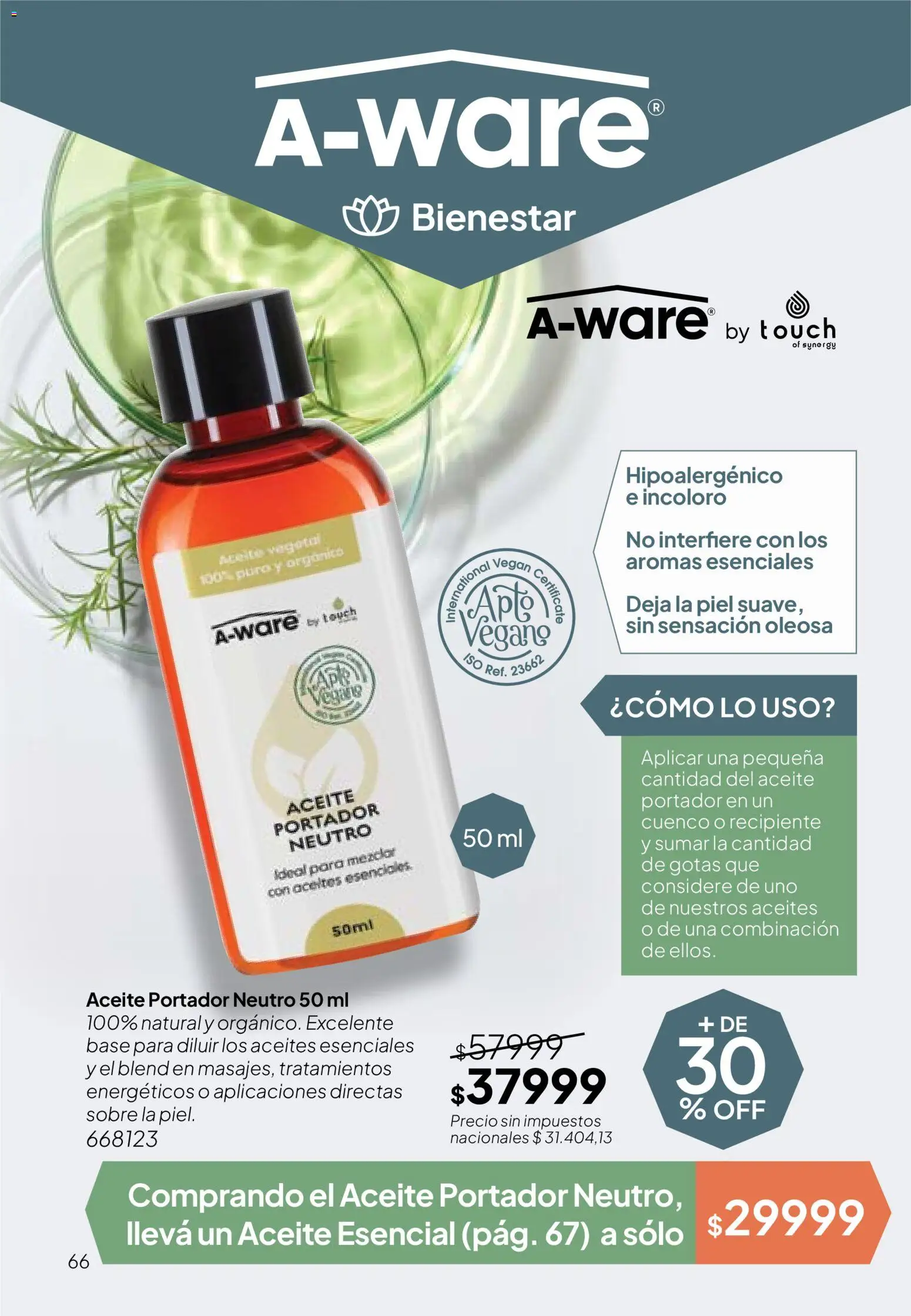 Tupperware Folleto │ válido desde el 10.04.2026 | Página: 67 | Productos: Sobre, Aceite