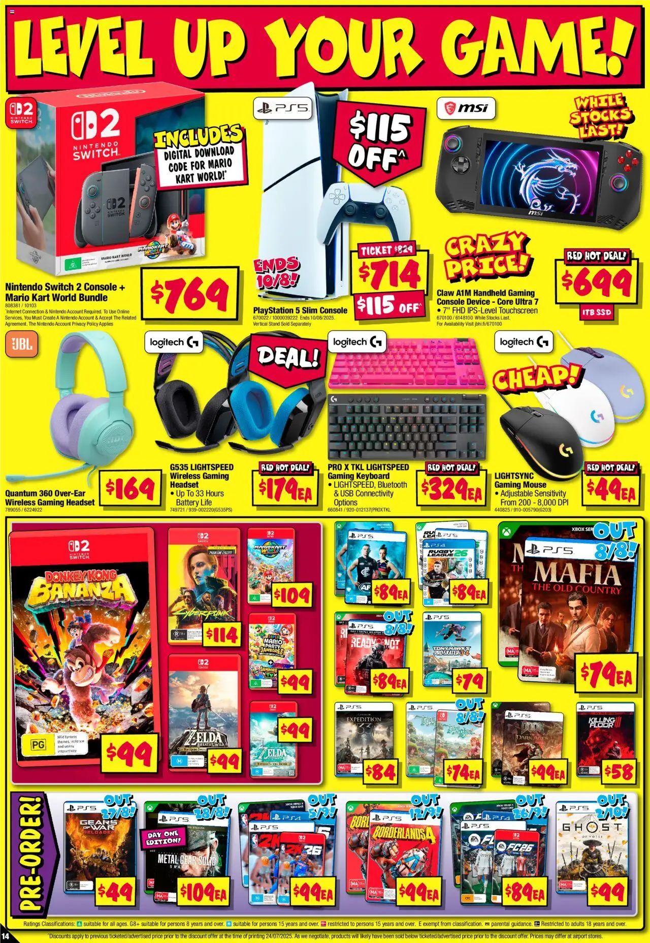 JB Hi-Fi catalogue - valid from 07.08.2025 | Page: 14 | Products: Battery, Digital, Keyboard, Headset