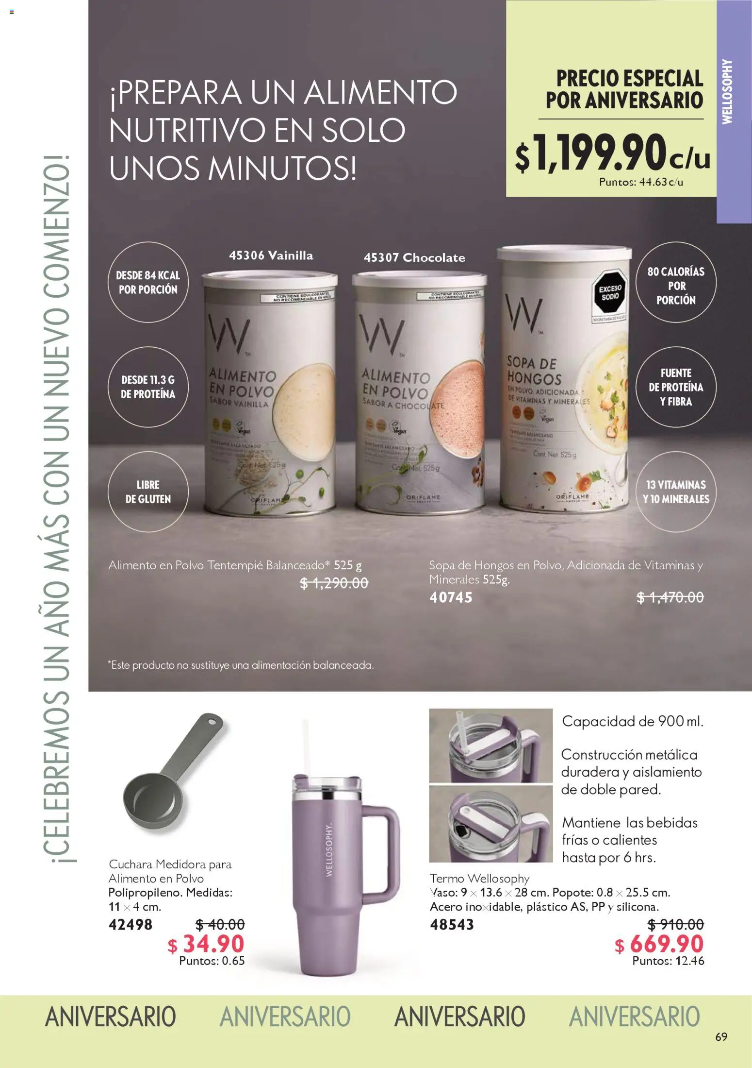 Nuevas ofertas de Oriflame válidas en toda la República Mexicana desde el 27.12.2025. ¡Encuentra las mejores ofertas en Oriflame campaña 1 2026! | Página: 69 | Productos: Hongos, Vitaminas, Polvo, Termo