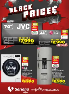 Vista previa de Soriana - Black Prices Súper Nacional, nuevo folleto de la tienda, válido en México a partir del 21.11.2025