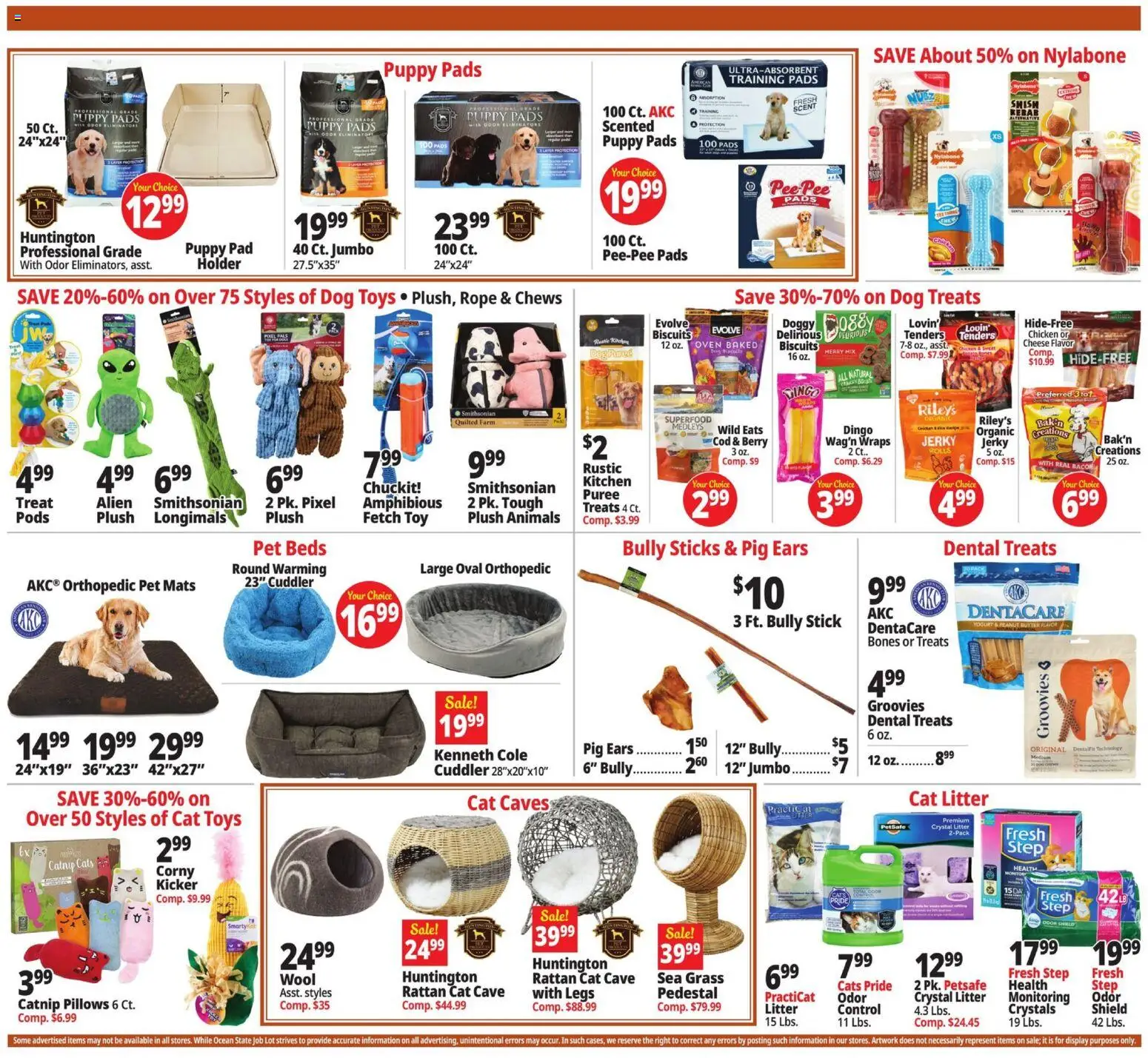 Ocean State Job Lot Weekly Ad - valid from 20.11.2025 | Page: 12 | Products: Cat Litter, Puppy Pad, Cheese, Oven
