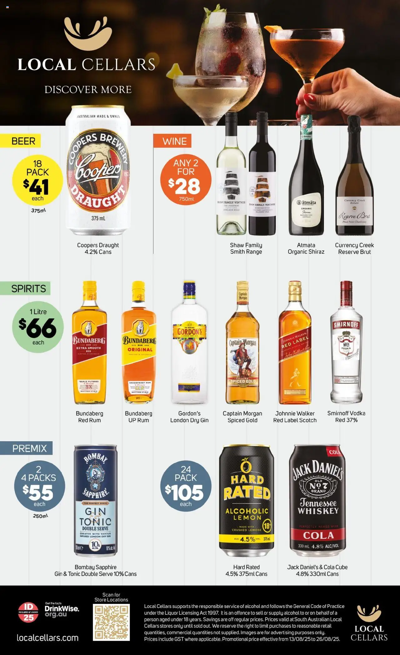 Foodland catalogue - valid from 13.08.2025 | Page: 31 | Products: Wine, Beer, Gin, Vodka