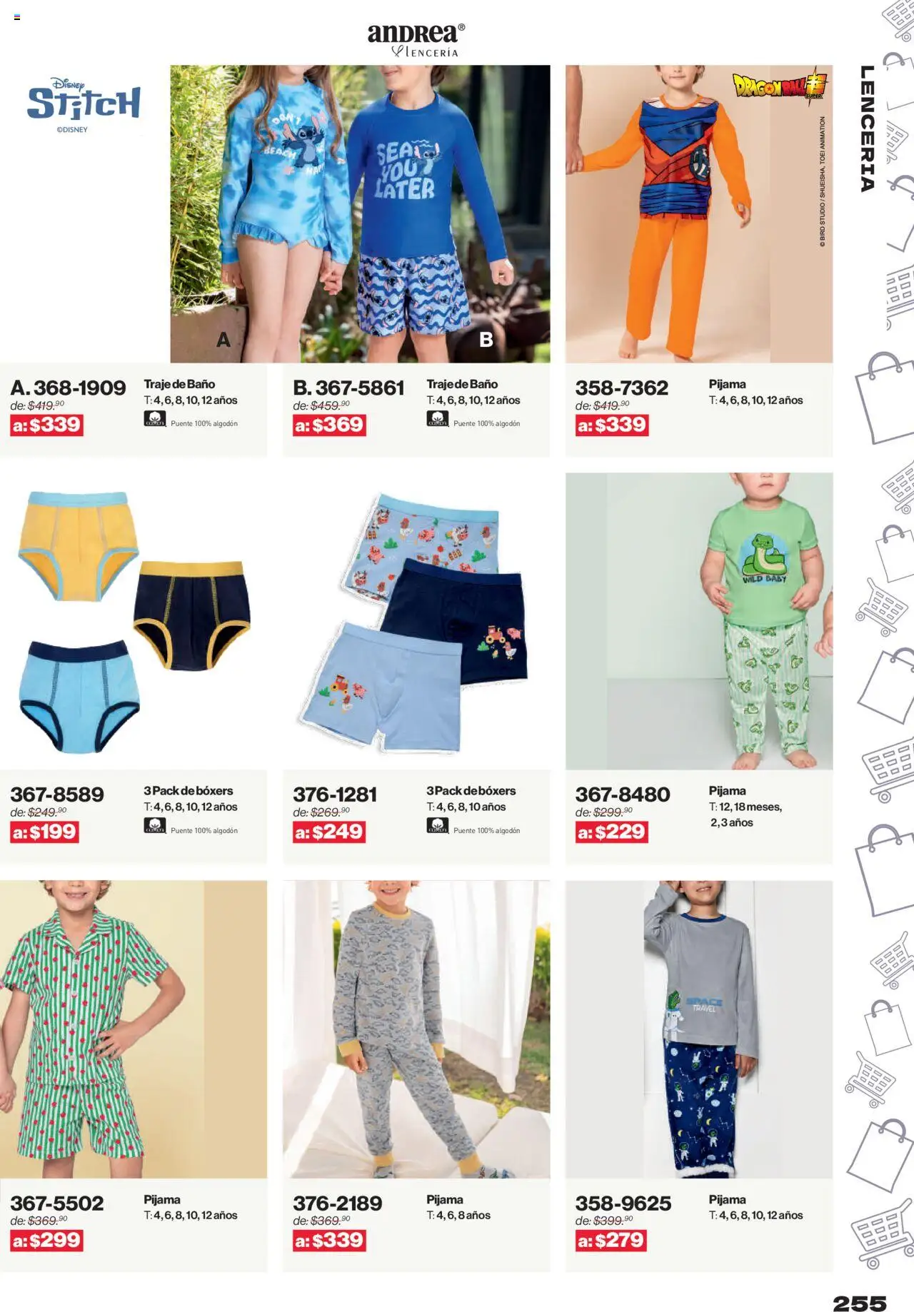 Nuevas ofertas de Andrea válidas en toda la República Mexicana desde el 10.08.2025. ¡Encuentra las mejores ofertas en Andrea - Catálogo Outlet! | Página: 255 | Productos: Traje, Boxers, Lenceria, Baño