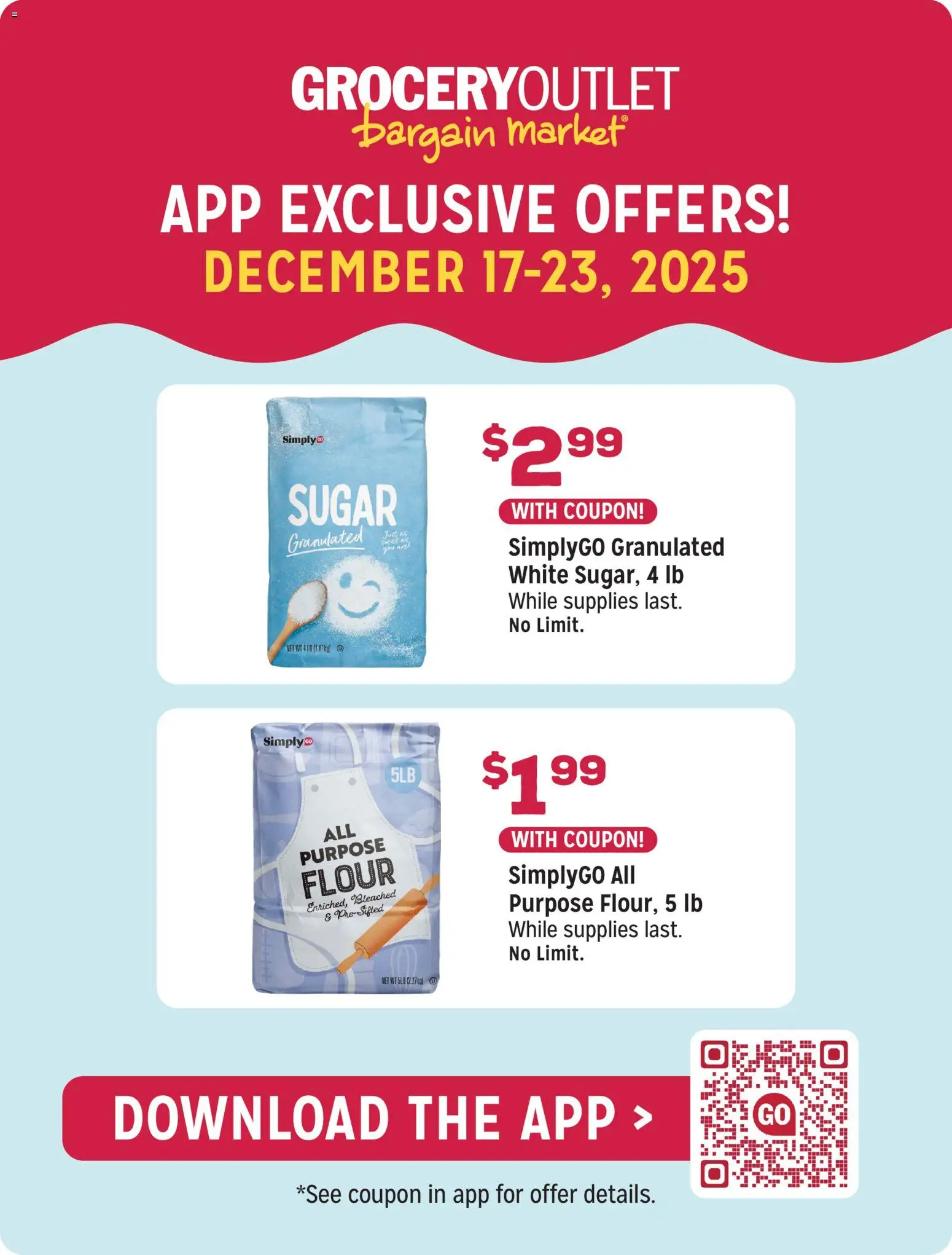 Grocery Outlet Weekly Ad - ID - valid from 17.12.2025 | Page: 6 | Products: Sugar
