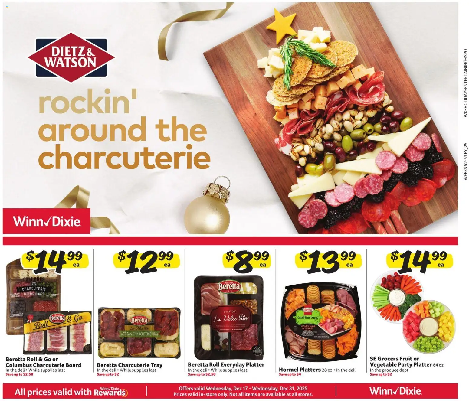 Winn Dixie In-Store Flyer - valid from 17.12.2025 | Page: 1 | Products: Ham