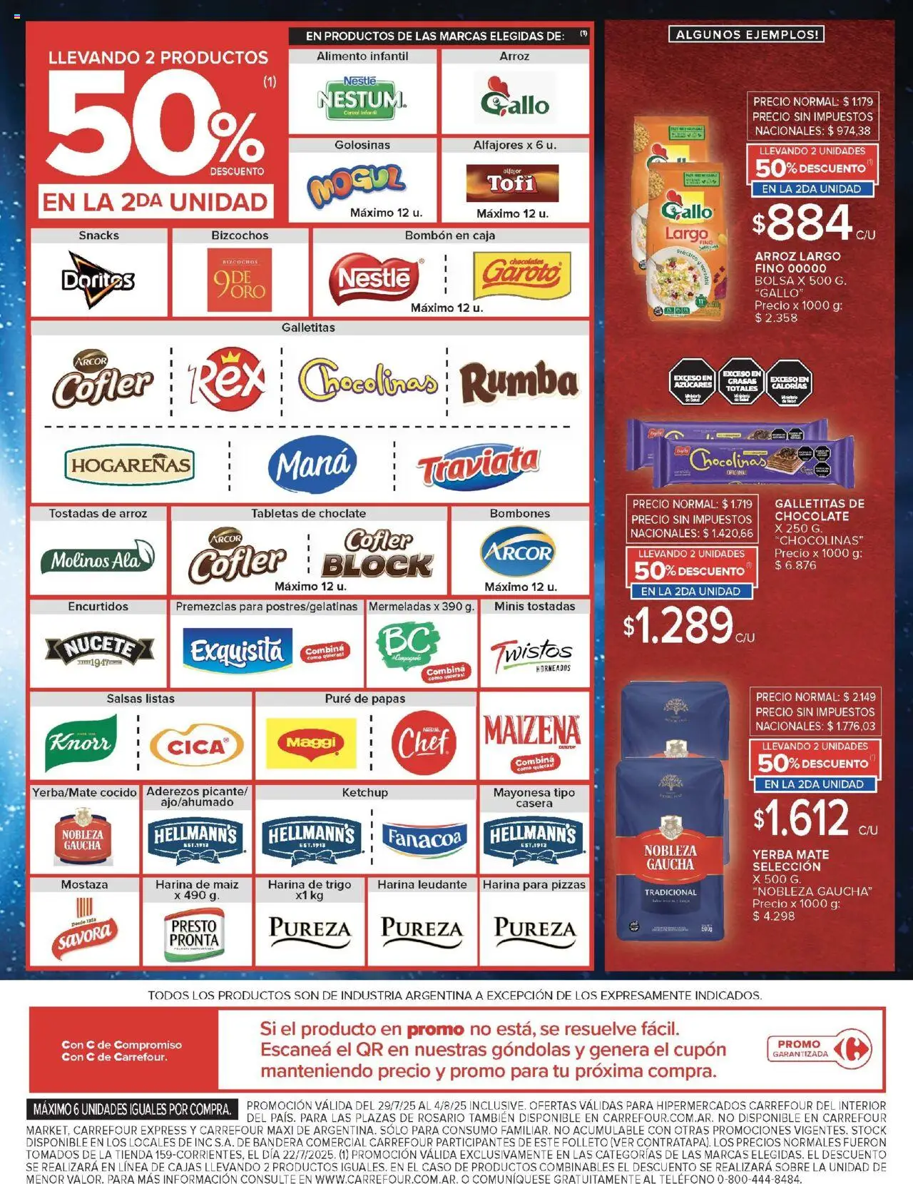 Carrefour ofertas - Salta │ válido desde el 29.07.2025 | Página: 3 | Productos: Bolsa, Caja, Harina, Yerba