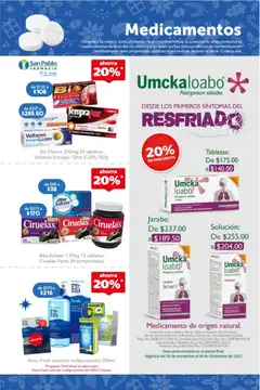 Vista previa de Farmacia San Pablo catálogo, nuevo folleto de la tienda, válido en México a partir del 30.11.2025 | Página: 5 | Productos: Tableta