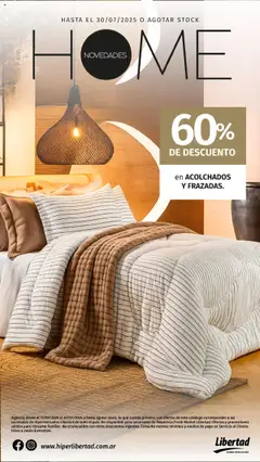 Vista previa Hipermercado Libertad - Novedades Home válido desde el 17.07.2025