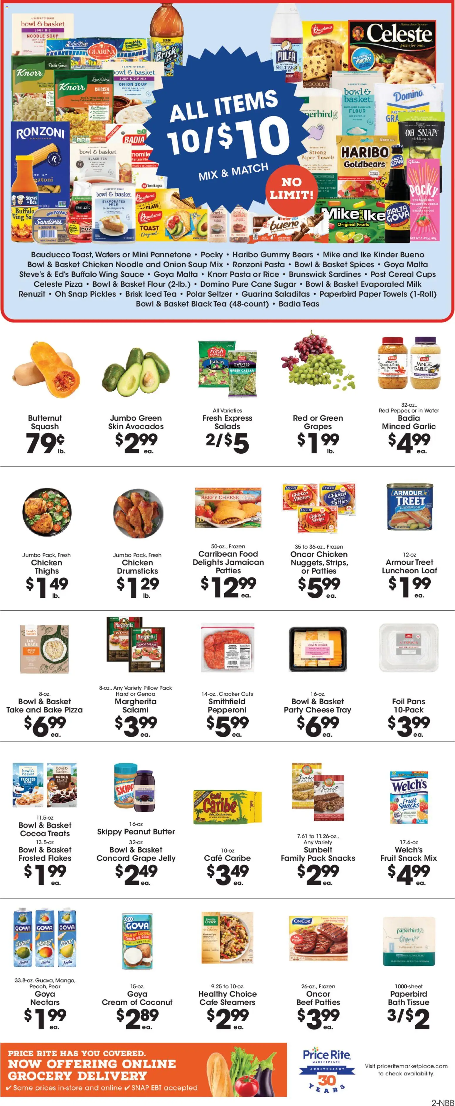 Price Rite Weekly Ad - valid from 24.10.2025 | Page: 2 | Products: Butter, Beef, Cream, Pepper
