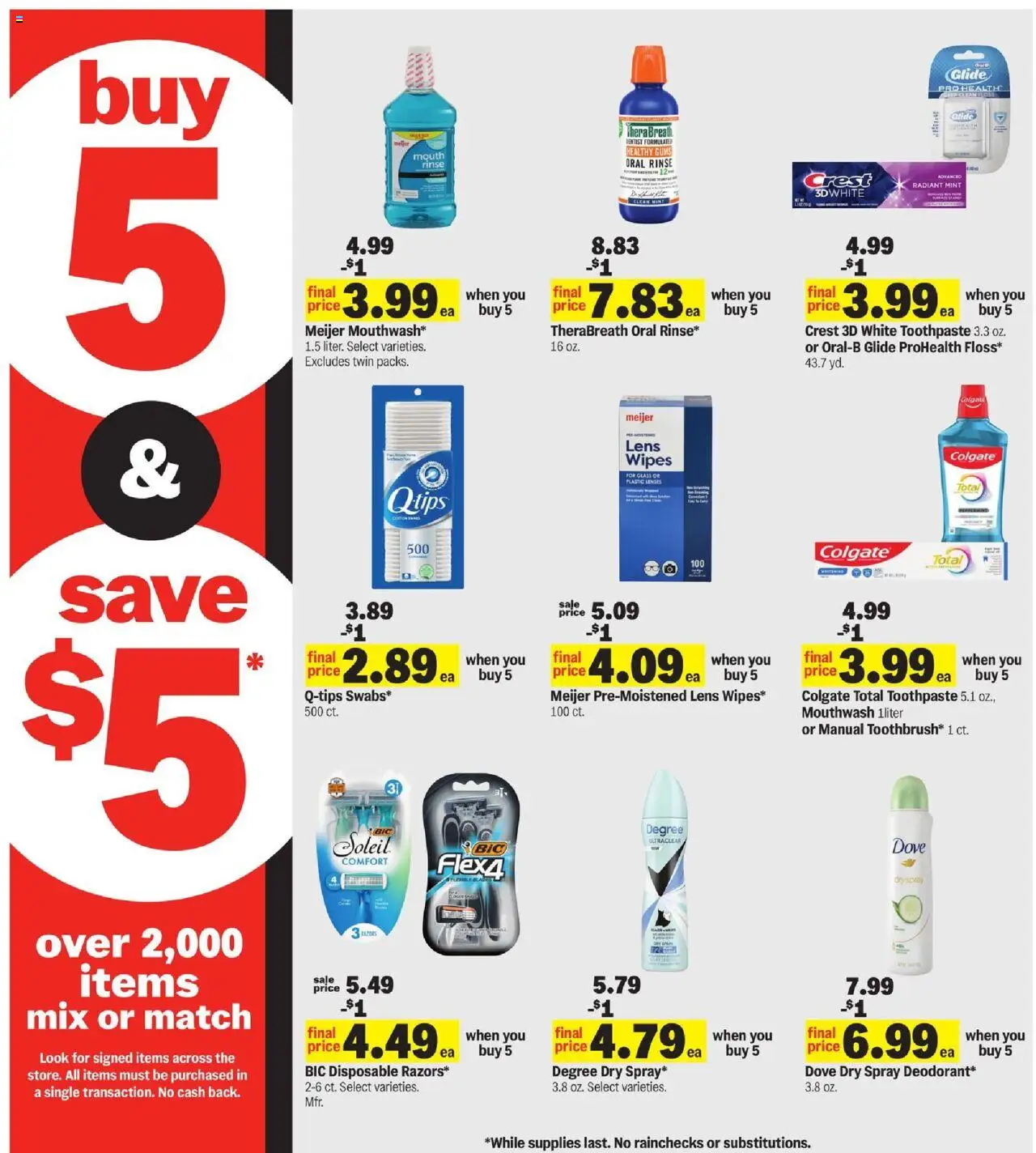 Meijer Weekly Ad - MI - valid from 15.10.2025 | Page: 16 | Products: Toothpaste, Mouthwash