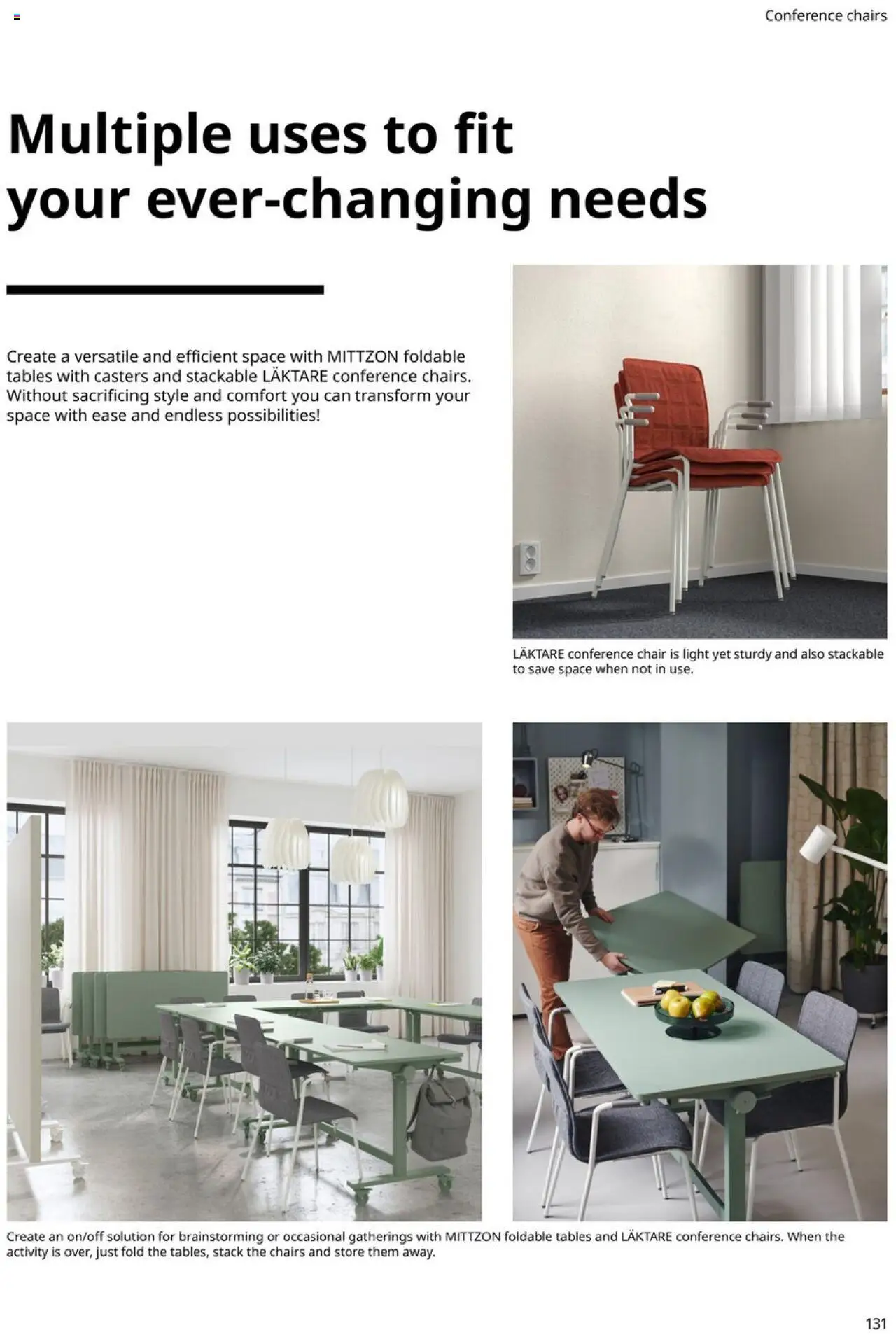 IKEA Office Brochure 2025 - valid from 01.03.2025 | Page: 131 | Products: Chair