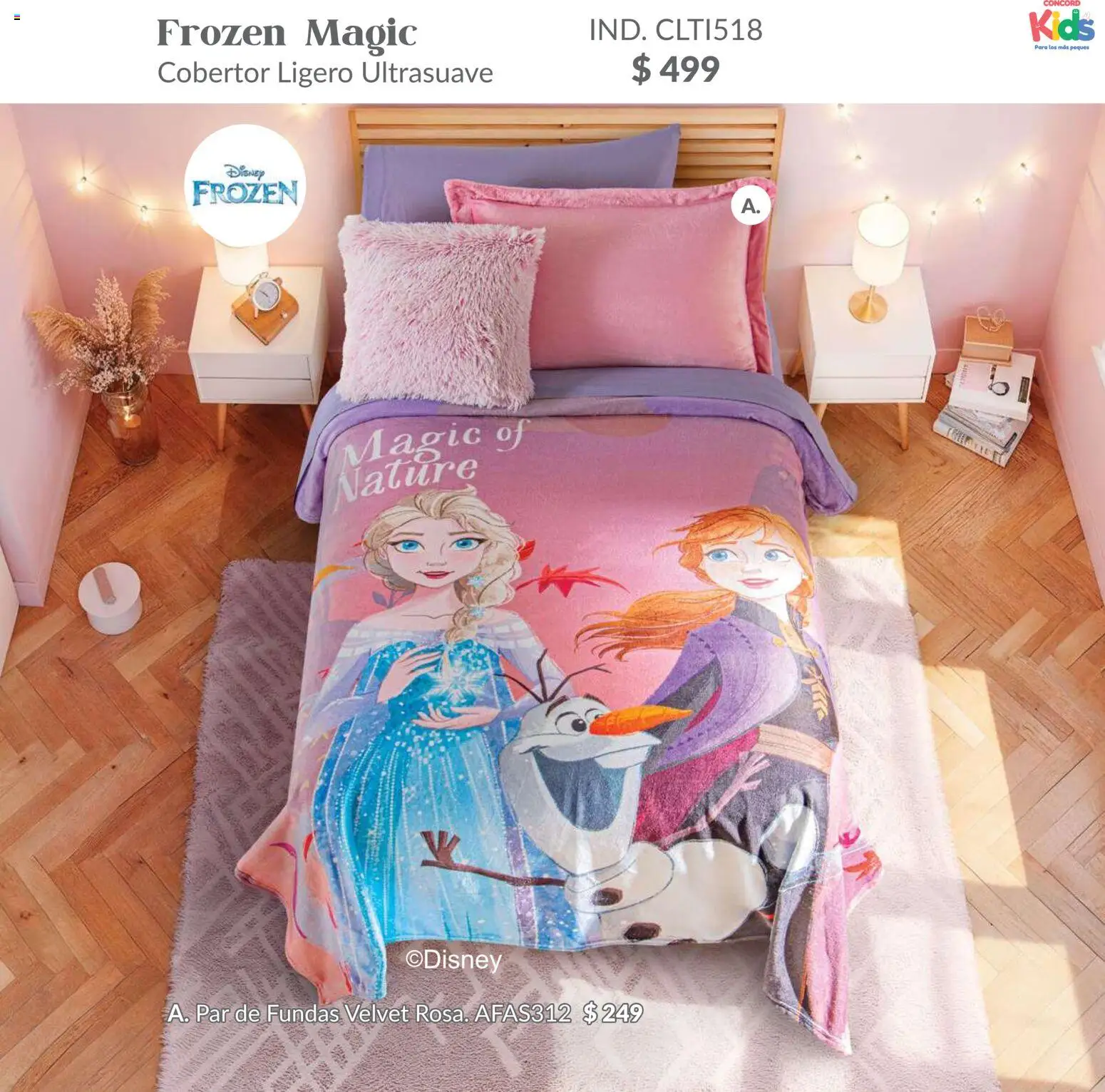 Nuevas ofertas de Colchas Concord válidas en toda la República Mexicana desde el 01.02.2026. ¡Encuentra las mejores ofertas en Colchas Concord catálogo Kids! | Página: 83 | Productos: Cobertor