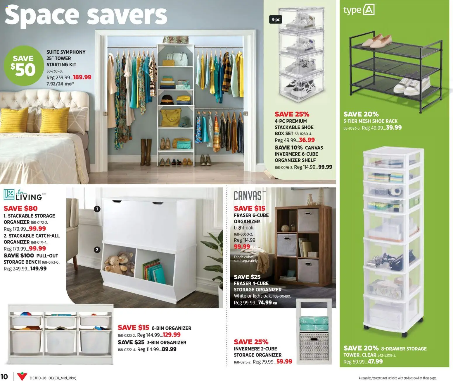 Canadian Tire flyer valid from 05.03.2026 | Page: 10 | Products: Shelf, Box