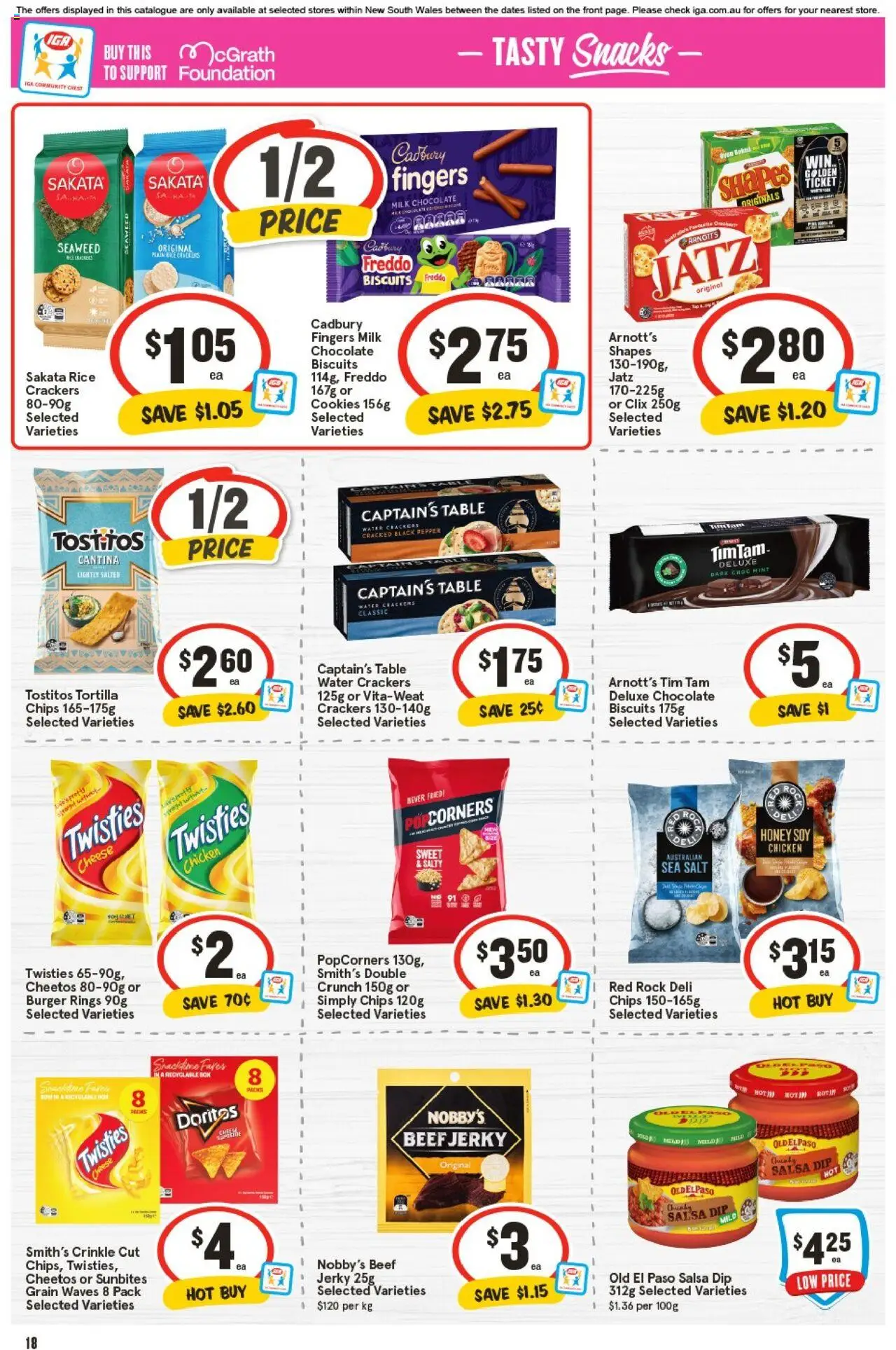 IGA catalogue - valid from 17.09.2025 | Page: 17 | Products: Table, Honey, Chips, Salsa