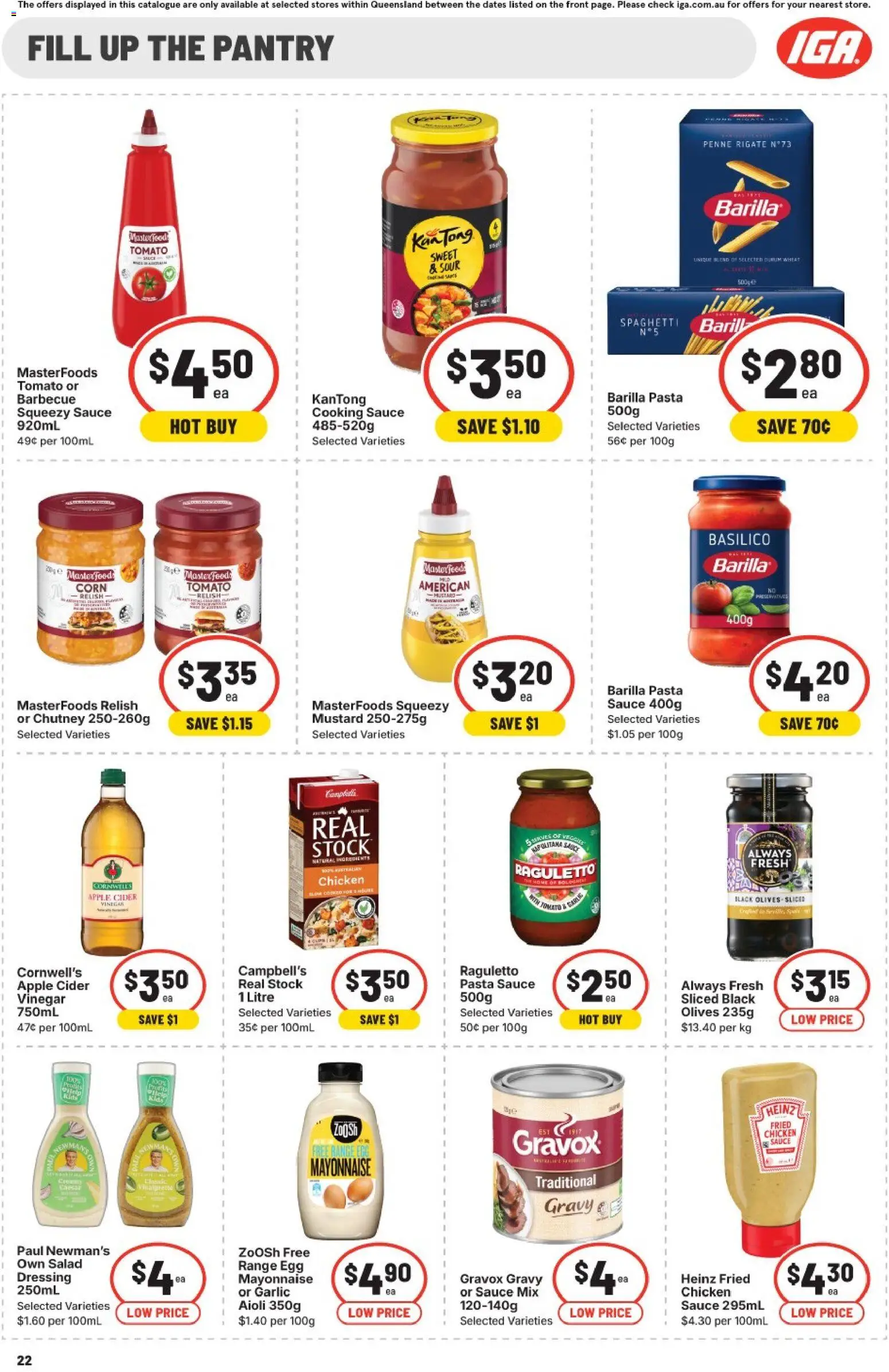 IGA catalogue - valid from 07.01.2026 | Page: 25 | Products: Pasta, Olives, Relish, Garlic