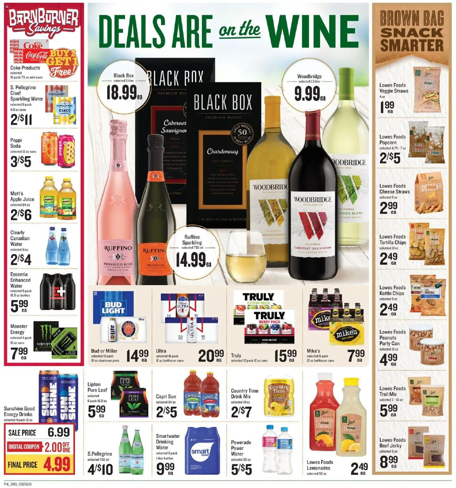 Lowes Foods Weekly Ad - GA - valid from 25.03.2026 | Page: 5 | Products: Box, Wine, Beef, Raspberry