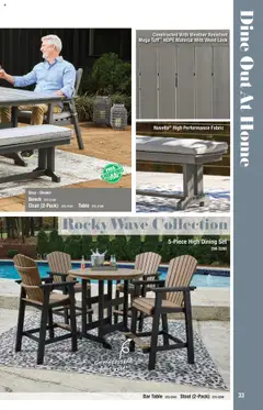 Preview of Menards weekly ads valid from 19.02.2025 | Page: 33 | Products: Table, Chair