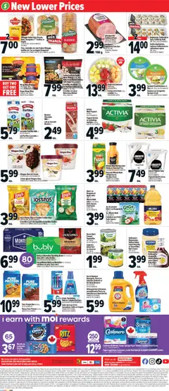 Preview of Metro weekly flyer - Trois-Pistoles from shop Metro valid from 09.04.2026 | Page: 4 | Products: Ice cream, Salad, Shelf, Chicken
