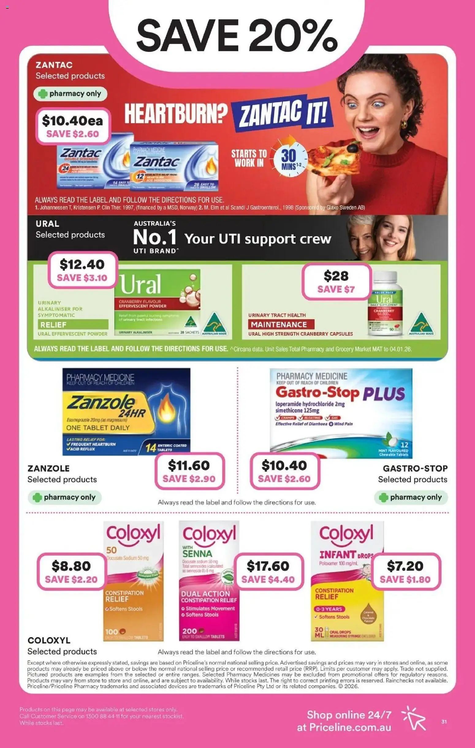 Priceline Pharmacy catalogue - valid from 23.04.2026 | Page: 31 | Products: Powder, Tablet, Tablets