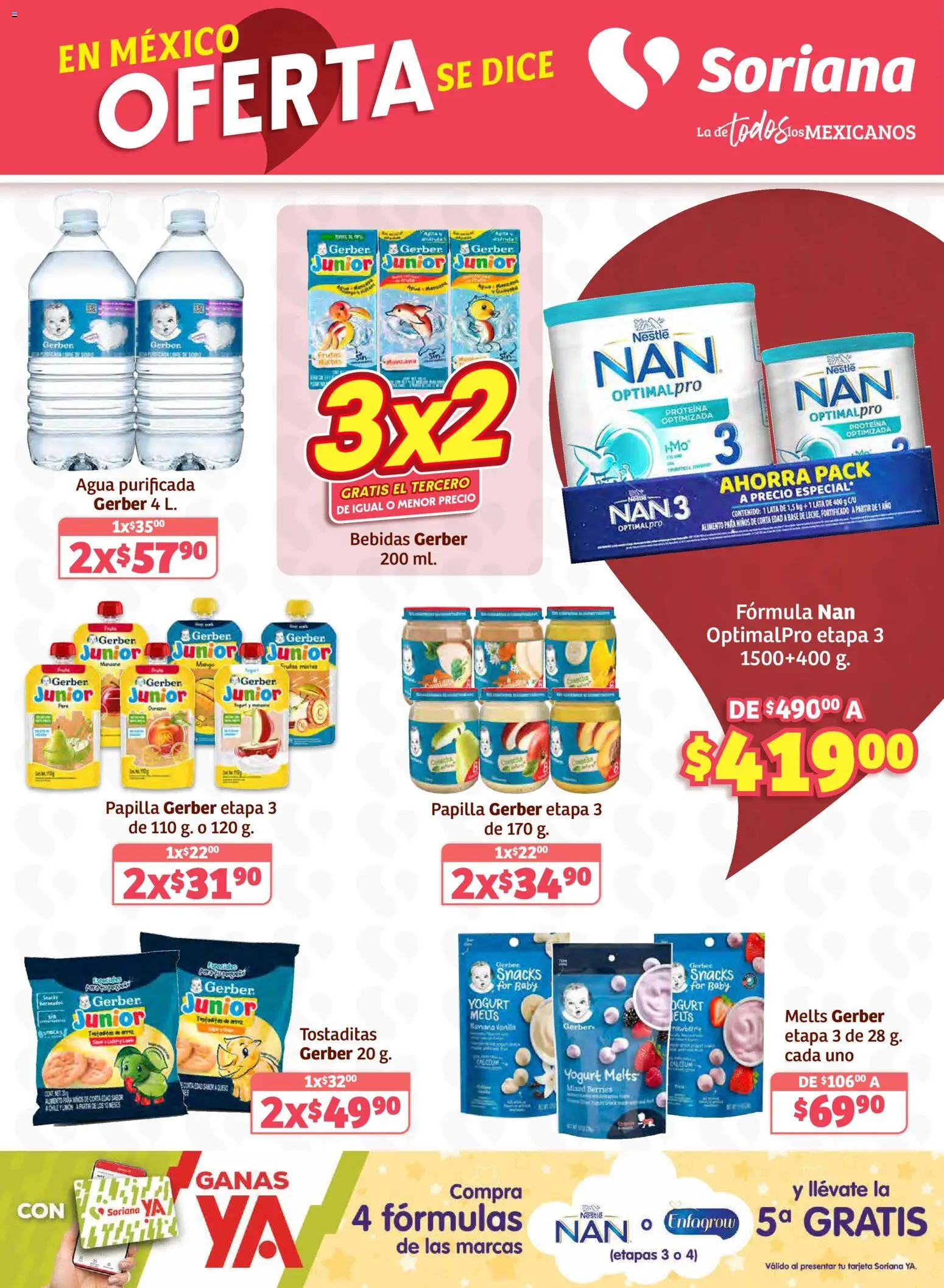 Nuevas ofertas de Soriana válidas en toda la República Mexicana desde el 15.01.2026. ¡Encuentra las mejores ofertas en Soriana - Preciazazaso Súper: Camp, Chia, Oax, Q. Roo, Tab, Yuc! | Página: 29 | Productos: Agua, Mango
