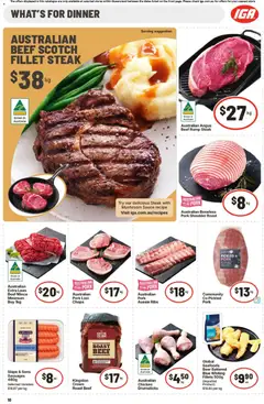 Preview of IGA catalogue QLD - valid from 08.04.2026 | Page: 13 | Products: Beer, Beef, Steak, Scotch