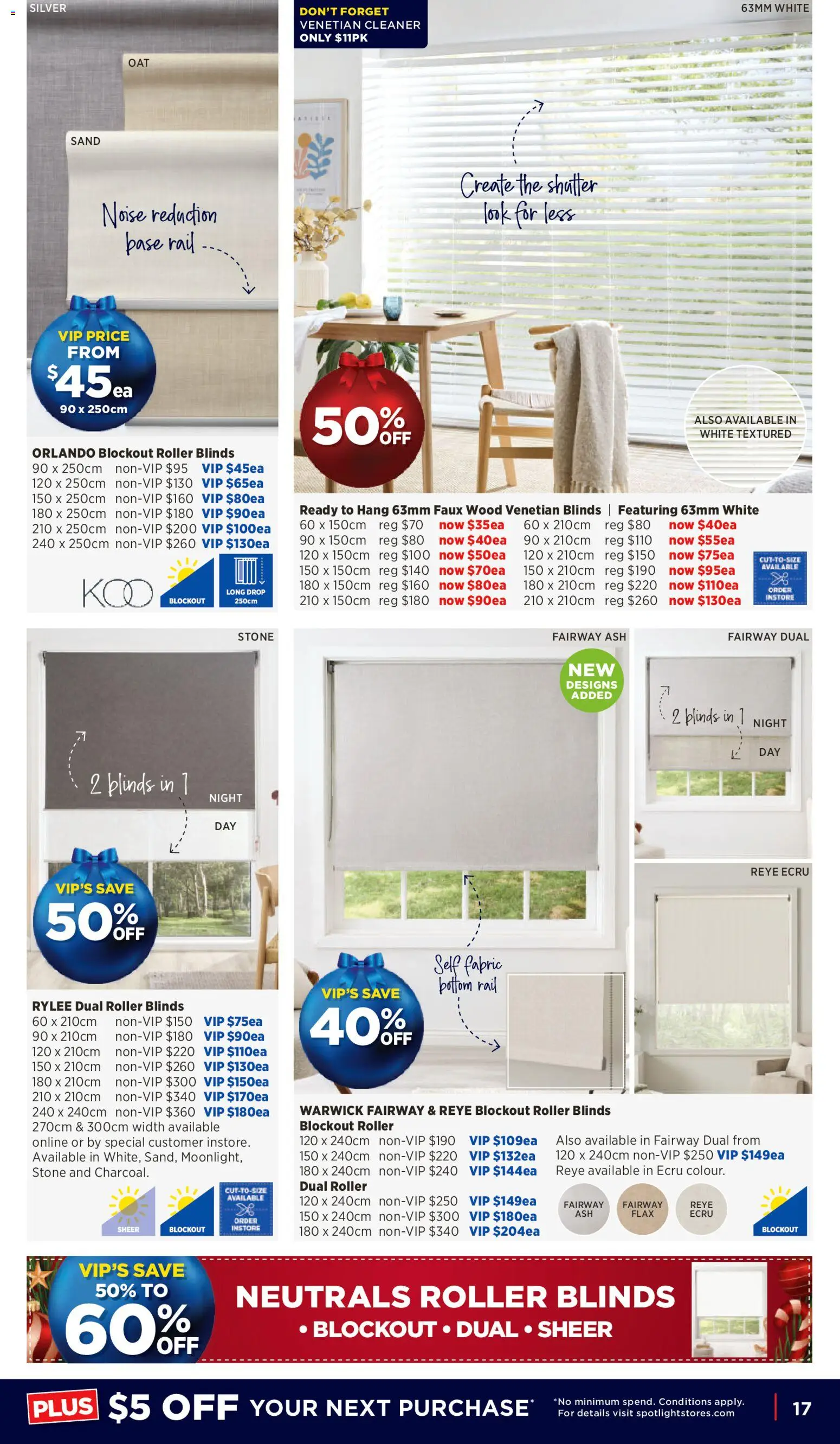 Spotlight catalogue - valid from 03.12.2025 | Page: 17 | Products: Blinds, Cleaner, Wood