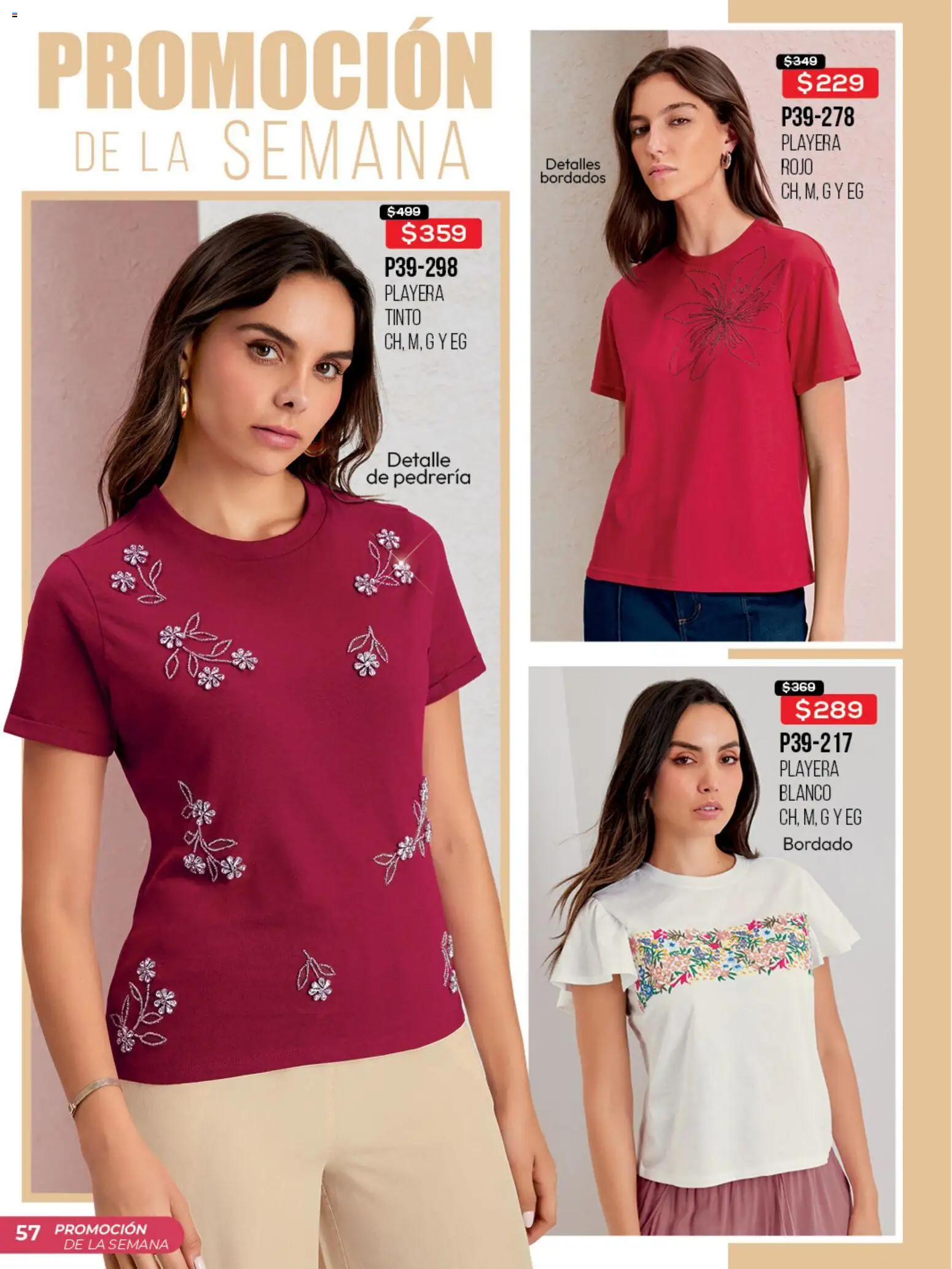 Nuevas ofertas de Cklass válidas en toda la República Mexicana desde el 13.04.2026. ¡Encuentra las mejores ofertas en Cklass catálogo Promo semanal! | Página: 58 | Productos: Playera