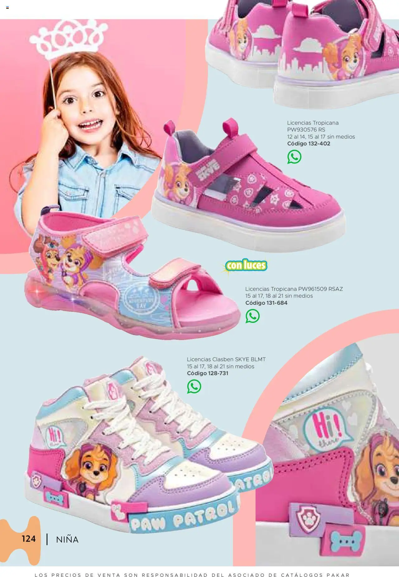 Nuevas ofertas de SC Pakar válidas en toda la República Mexicana desde el 24.07.2025. ¡Encuentra las mejores ofertas en SC Pakar - Catálogo Nina otoño / invierno! | Página: 124