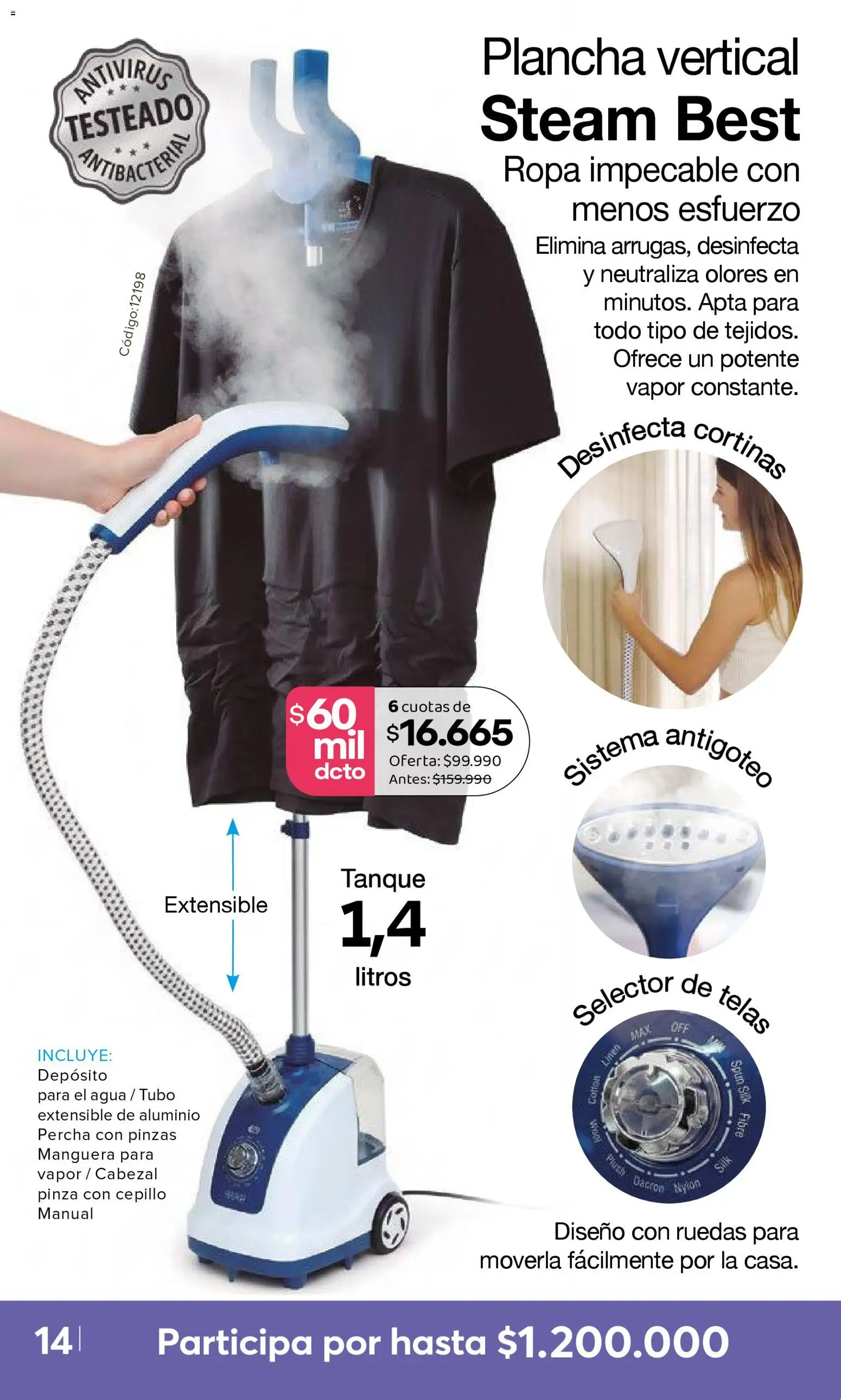 A3D ofertas  │ válido desde el 12.03.2026 | Página: 14 | Productos: Cepillo, Cortinas, Ropa, Manguera