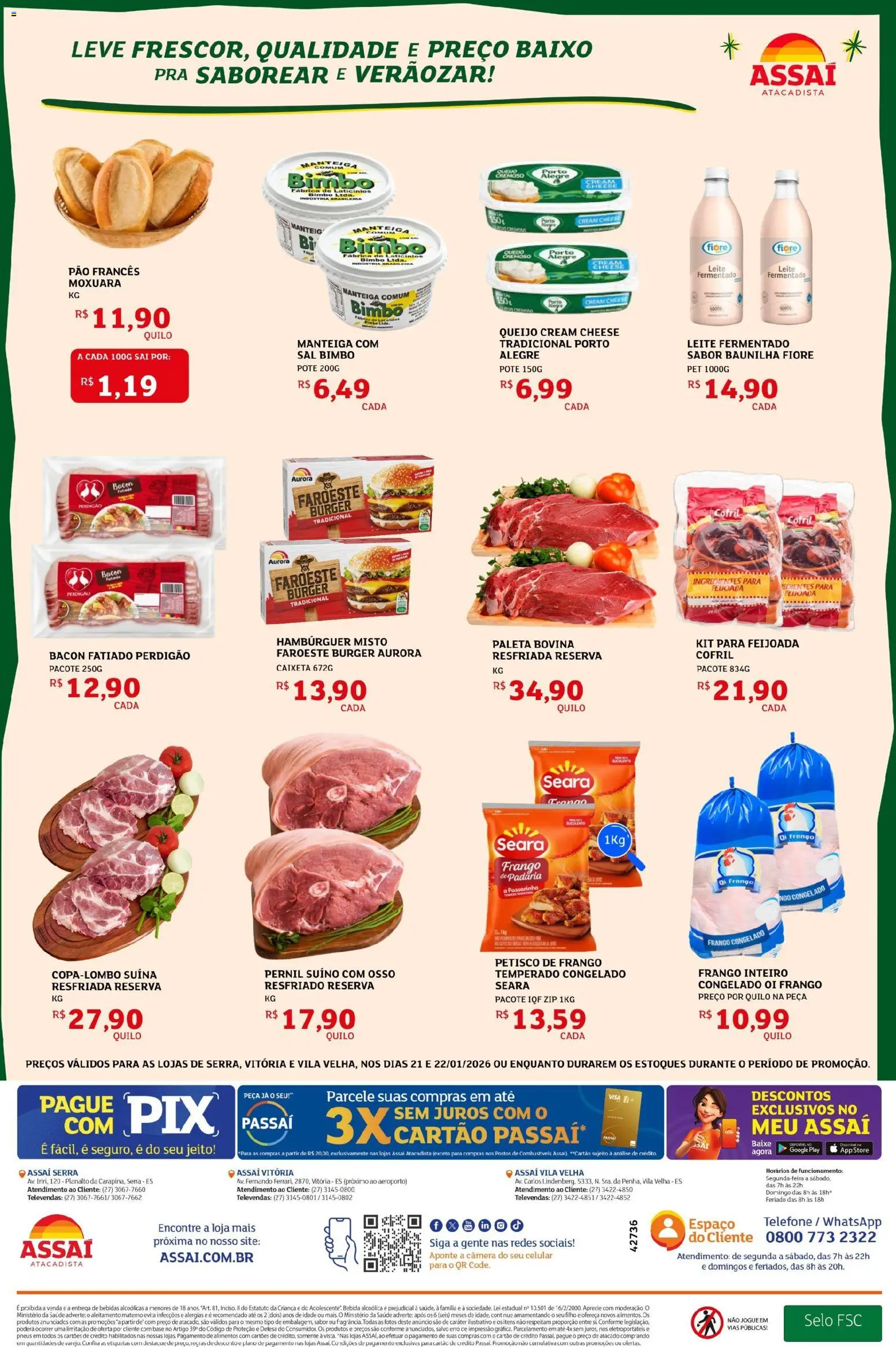 Assaí Atacadista Folheto - válido de 21.01.2026 | Página: 2 | Produtos: Pneus, Bebida, Telefone, Câmera